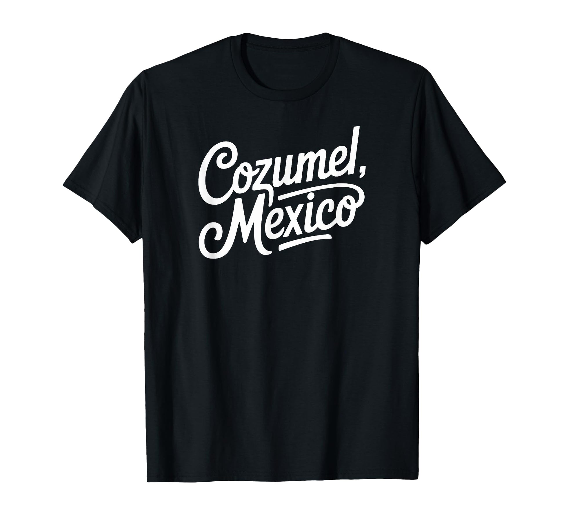 Cozumel Mexico Typography T-Shirt - Graphic Print for Adults - T-Shirt, Sweatshirt, Hoodie