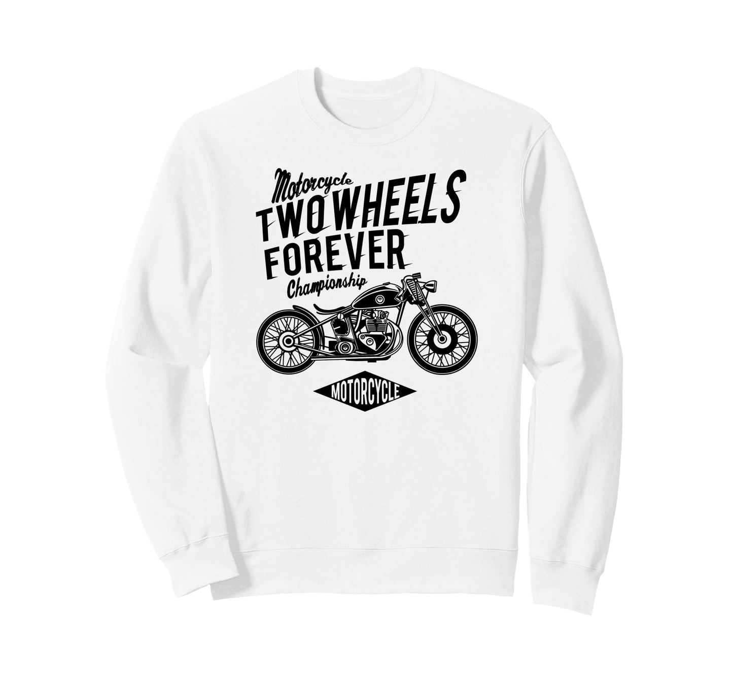 Motorcycle Bobber Sweatshirt - Fun Novelty Design Unisex - T-Shirt, Sweatshirt, Hoodie