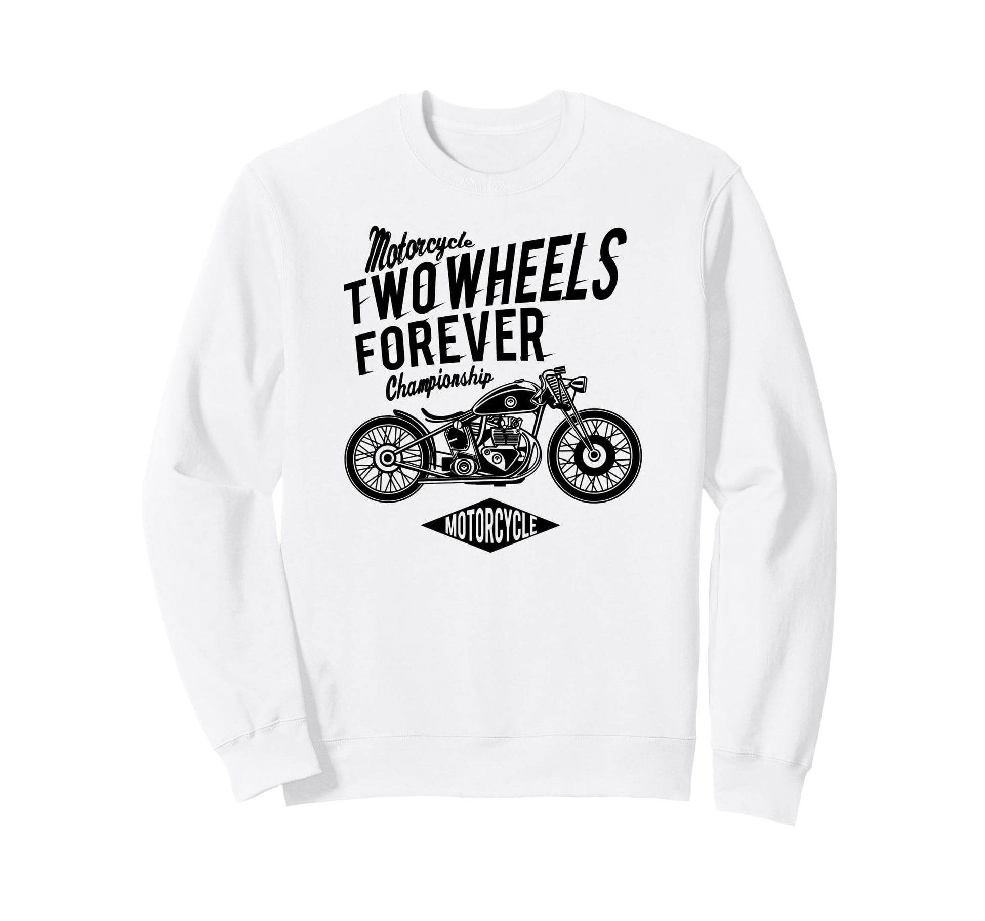 Motorcycle Bobber Sweatshirt - Fun Novelty Design Unisex - T-Shirt, Sweatshirt, Hoodie
