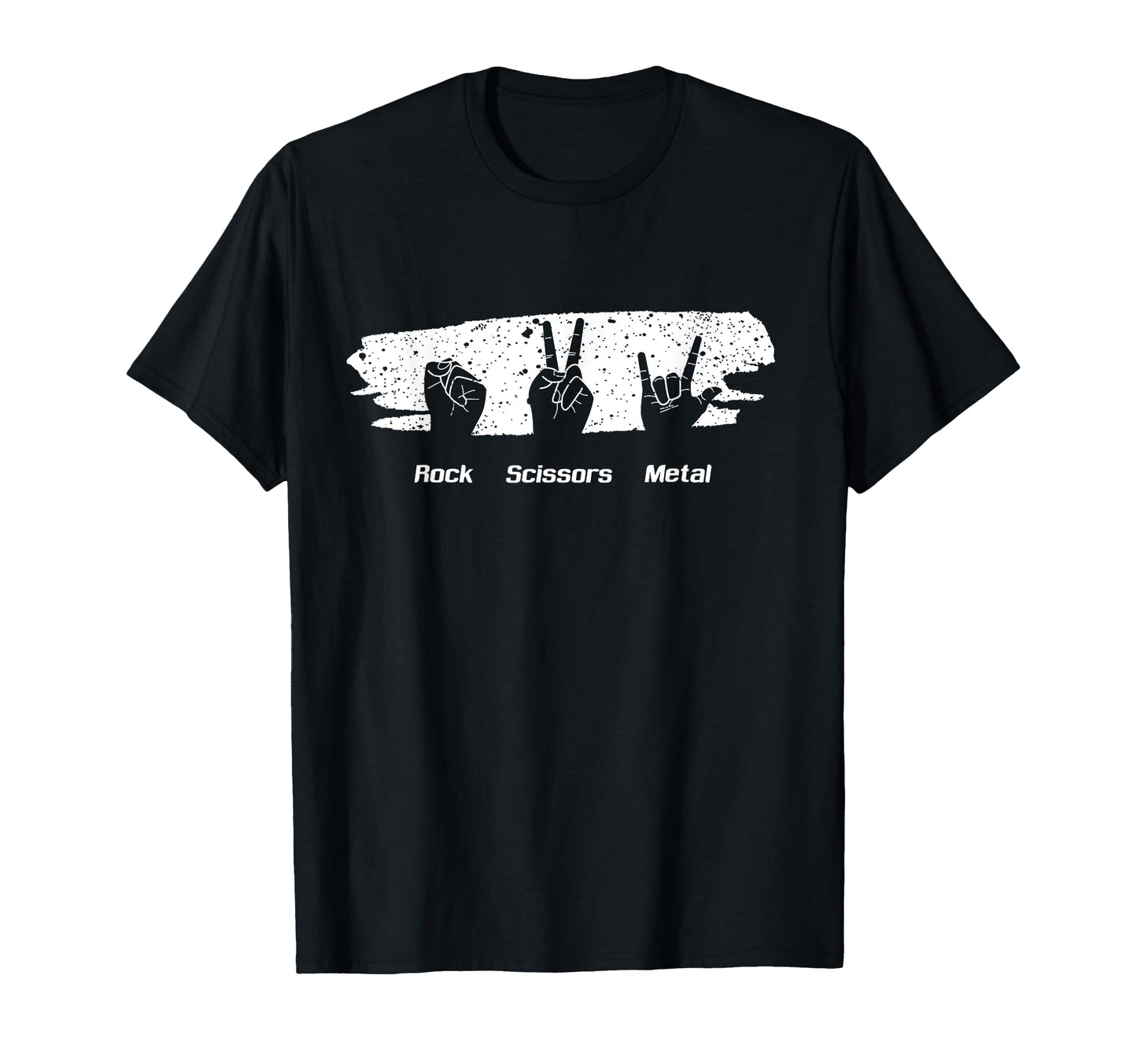 Rock Scissors Heavy Metal Music T-Shirt - Casual Everyday Wear Unisex - T-Shirt, Sweatshirt, Hoodie