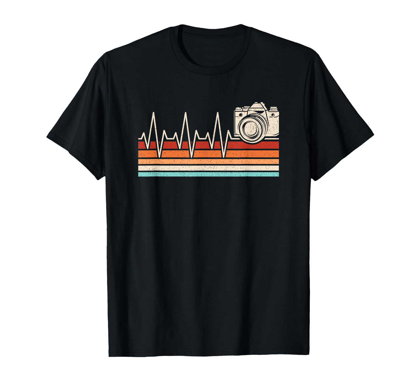 Photography Heartbeat Camera T-Shirt - Minimalist Print Men Women - T-Shirt, Sweatshirt, Hoodie
