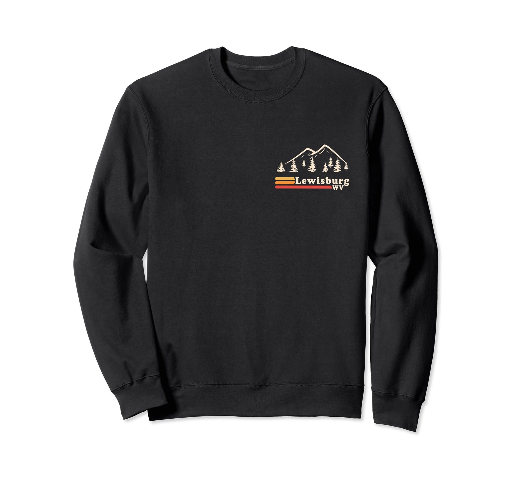 Lewisburg West Virginia Mountains Sweatshirt - Streetwear Style Unisex - T-Shirt, Sweatshirt, Hoodie