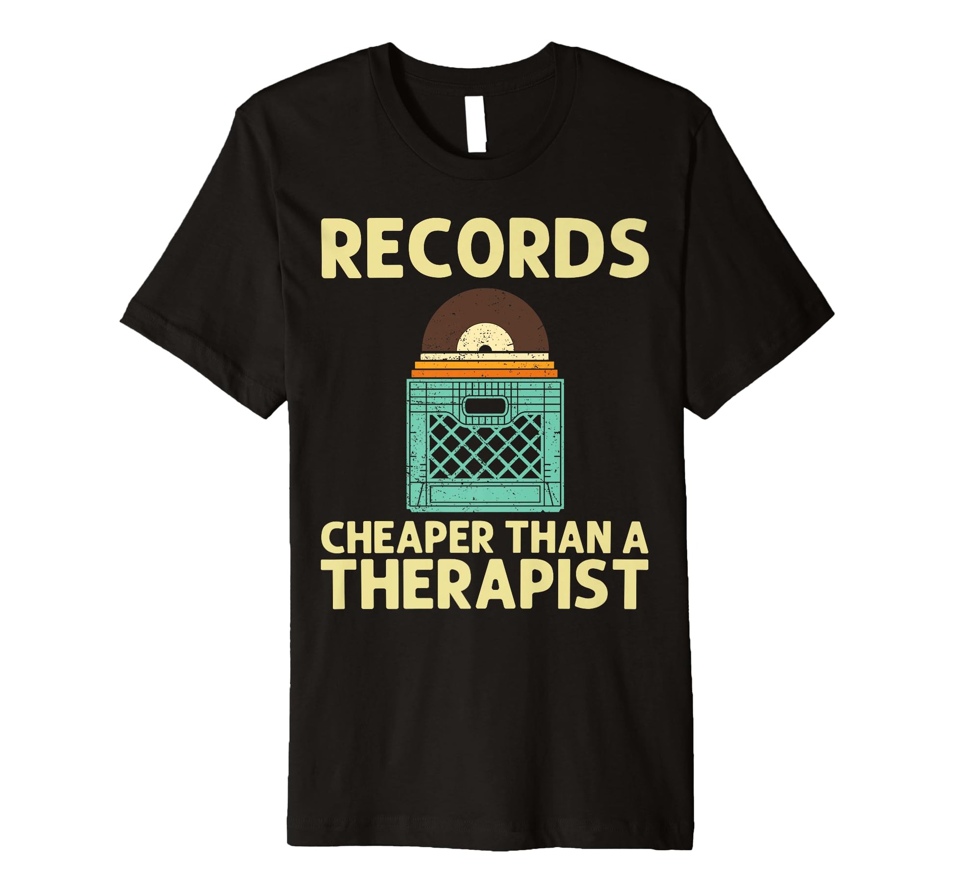Vinyl Dj Vinyl Record Lovers Music T-Shirt - Minimalist Print for Adults - T-Shirt, Sweatshirt, Hoodie