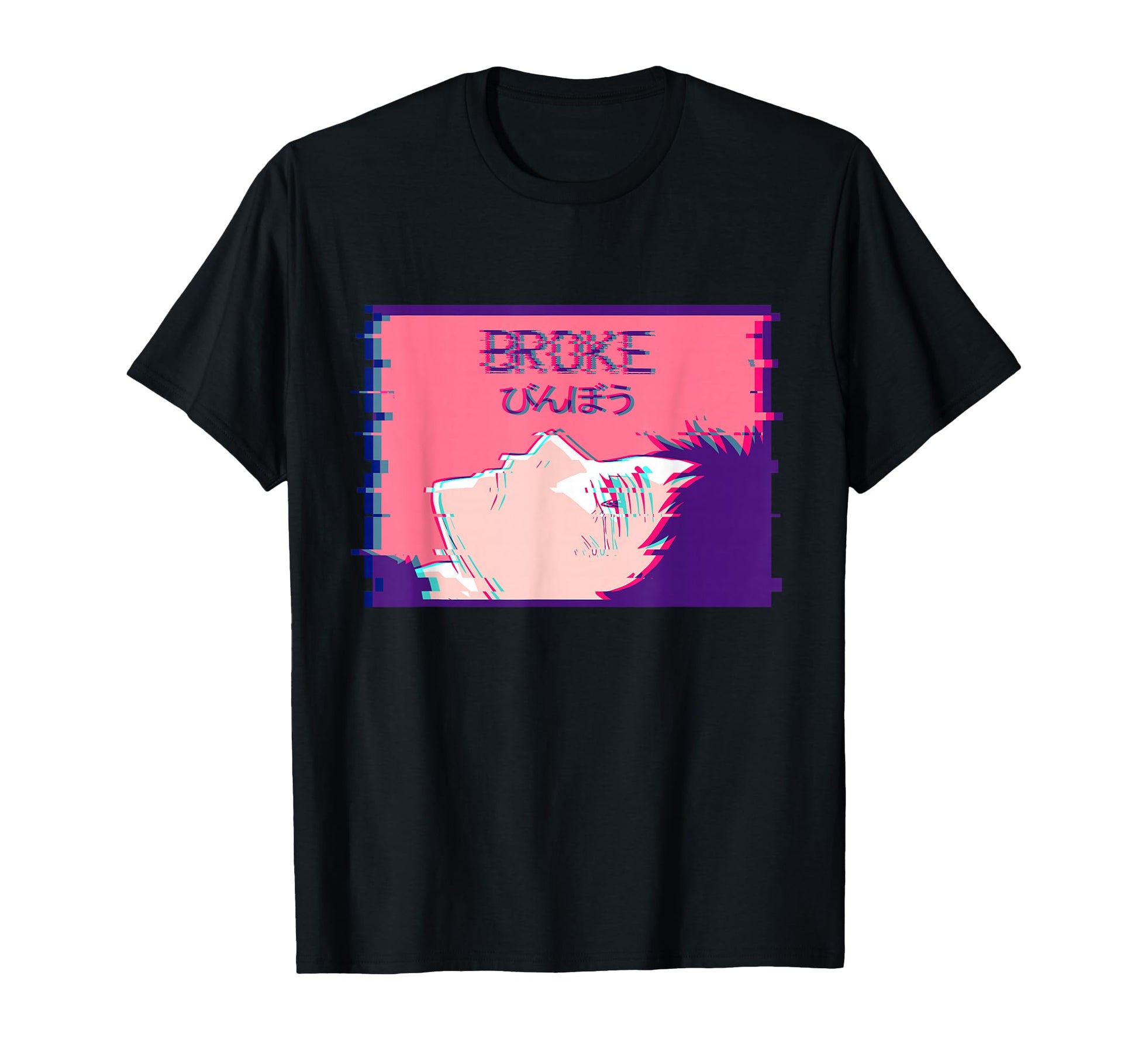 Sad Emo Anime Soft Eboy Vaporwave T-Shirt - Novelty Apparel Men Women - T-Shirt, Sweatshirt, Hoodie