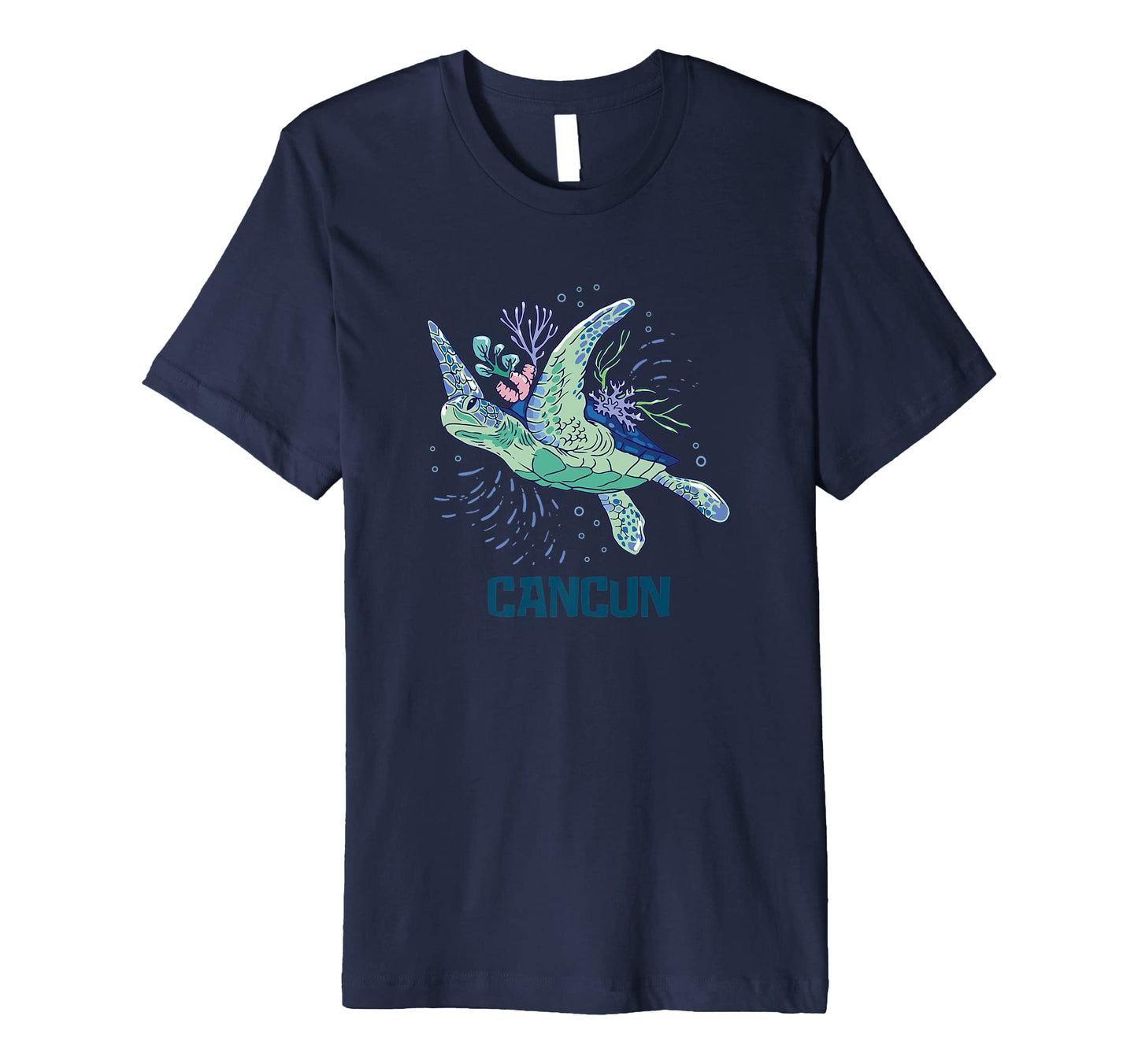 Sea Turtle Cancun Vacation Boho T-Shirt - Casual Everyday Wear Unisex - T-Shirt, Sweatshirt, Hoodie