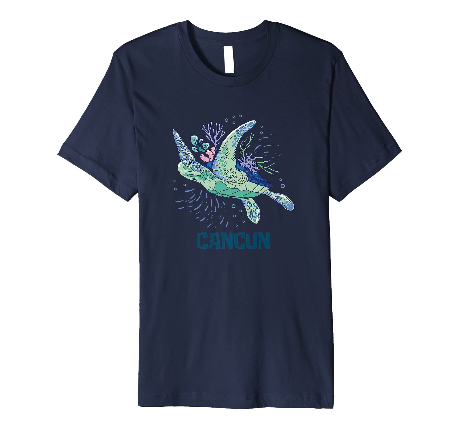 Sea Turtle Cancun Vacation Boho T-Shirt - Casual Everyday Wear Unisex - T-Shirt, Sweatshirt, Hoodie