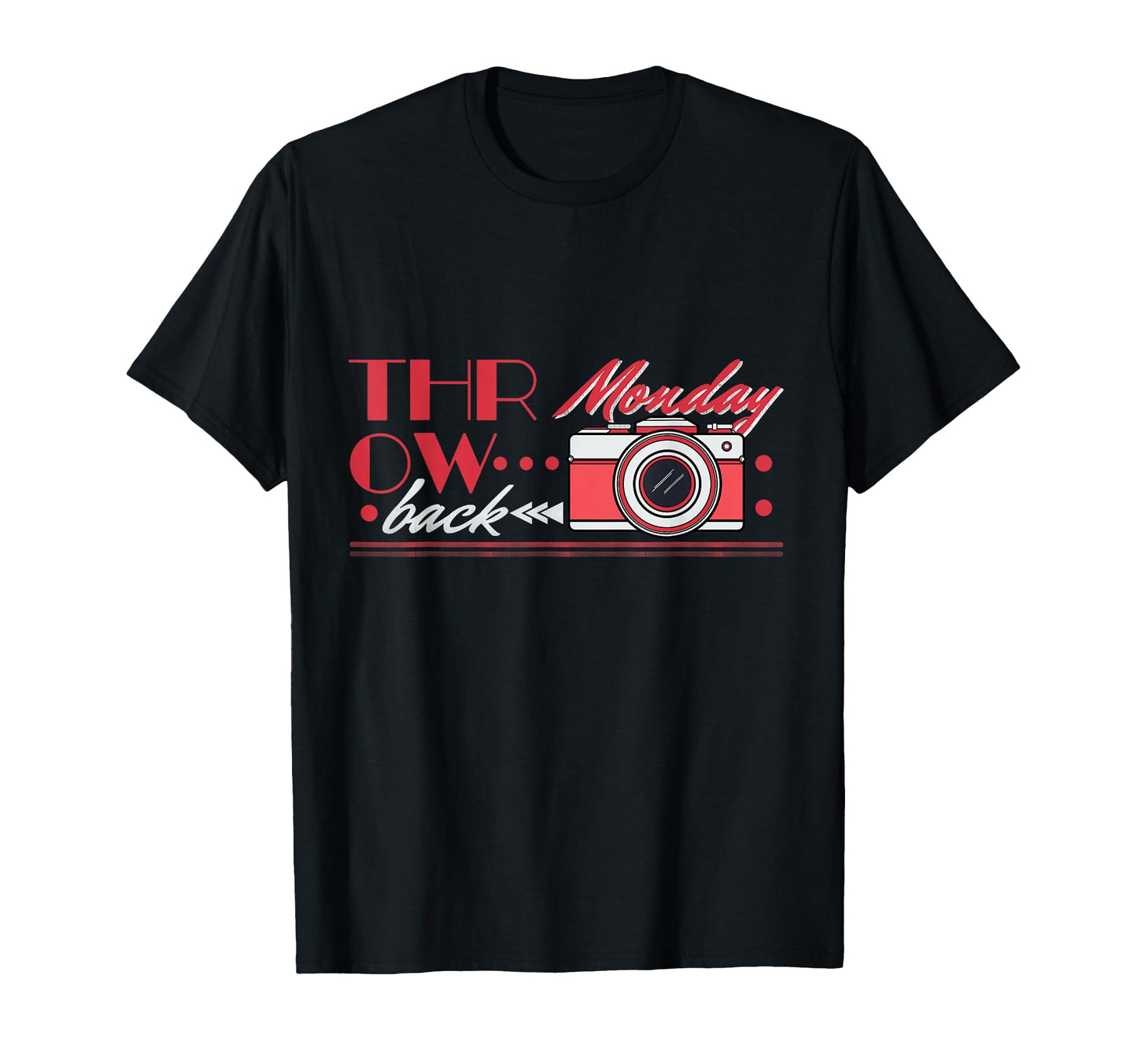 Throwback Camera Monday T-Shirt - Casual Everyday Wear Men Women - T-Shirt, Sweatshirt, Hoodie