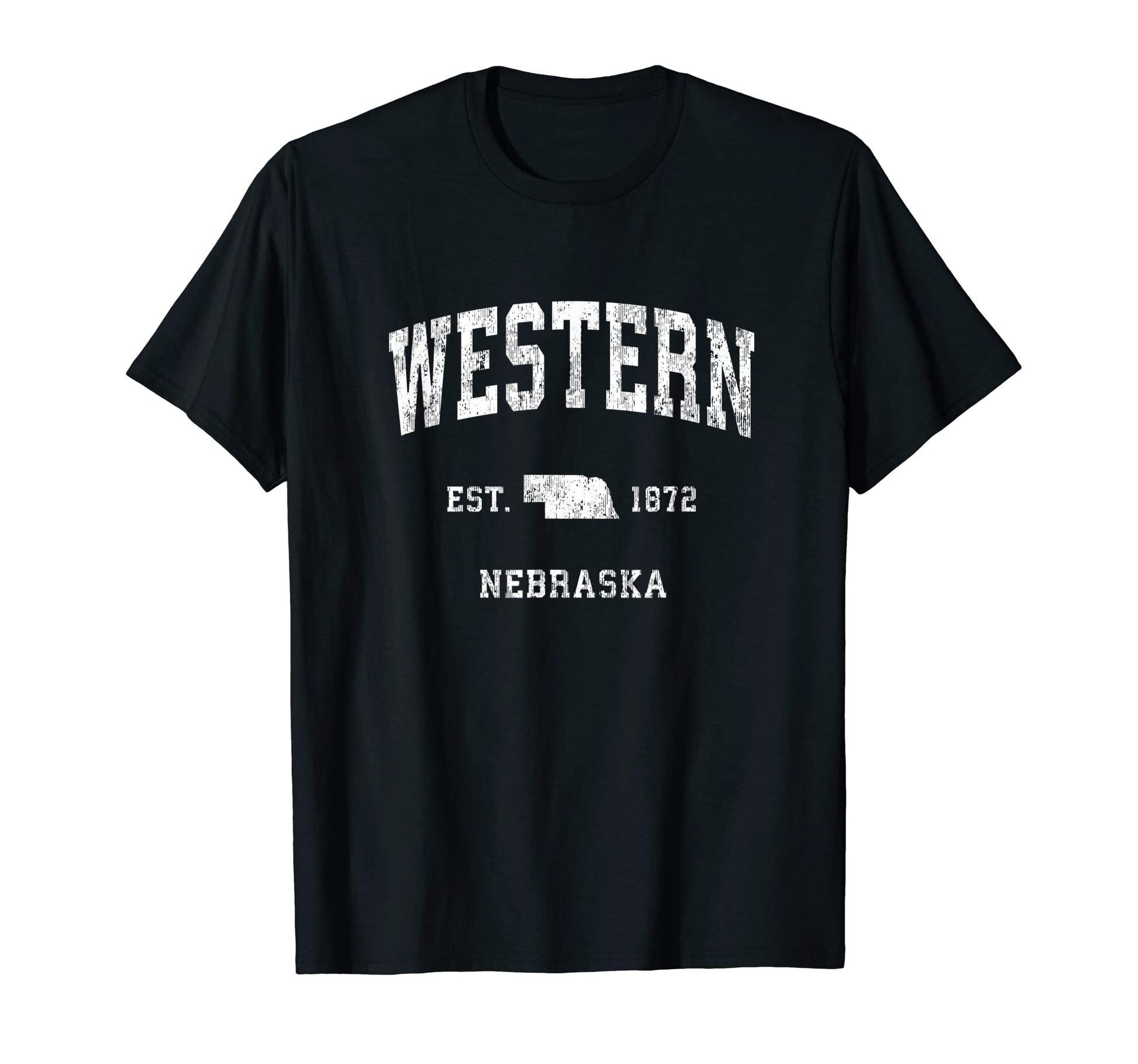 Western Nebraska Ne Athletic Sports T-Shirt - Minimalist Print for Adults - T-Shirt, Sweatshirt, Hoodie