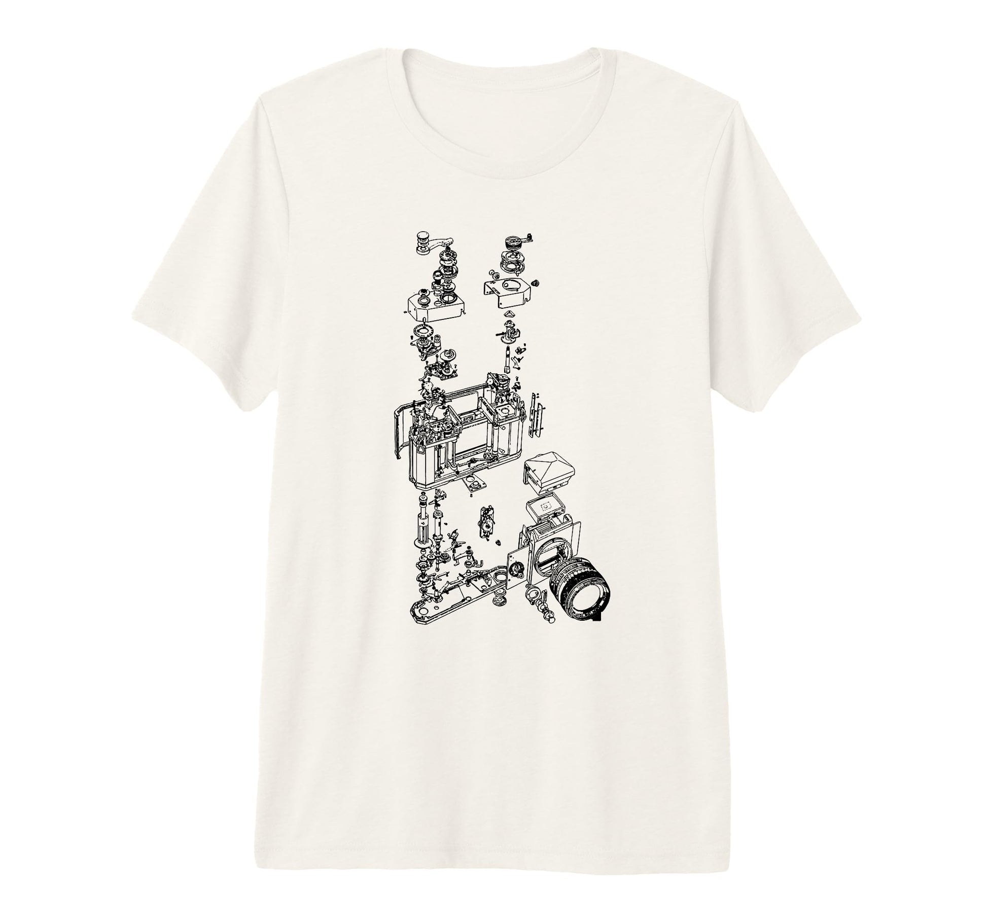 Film Camera Diagram Photography Tri T-Shirt - Trendy Graphic for Adults - T-Shirt, Sweatshirt, Hoodie