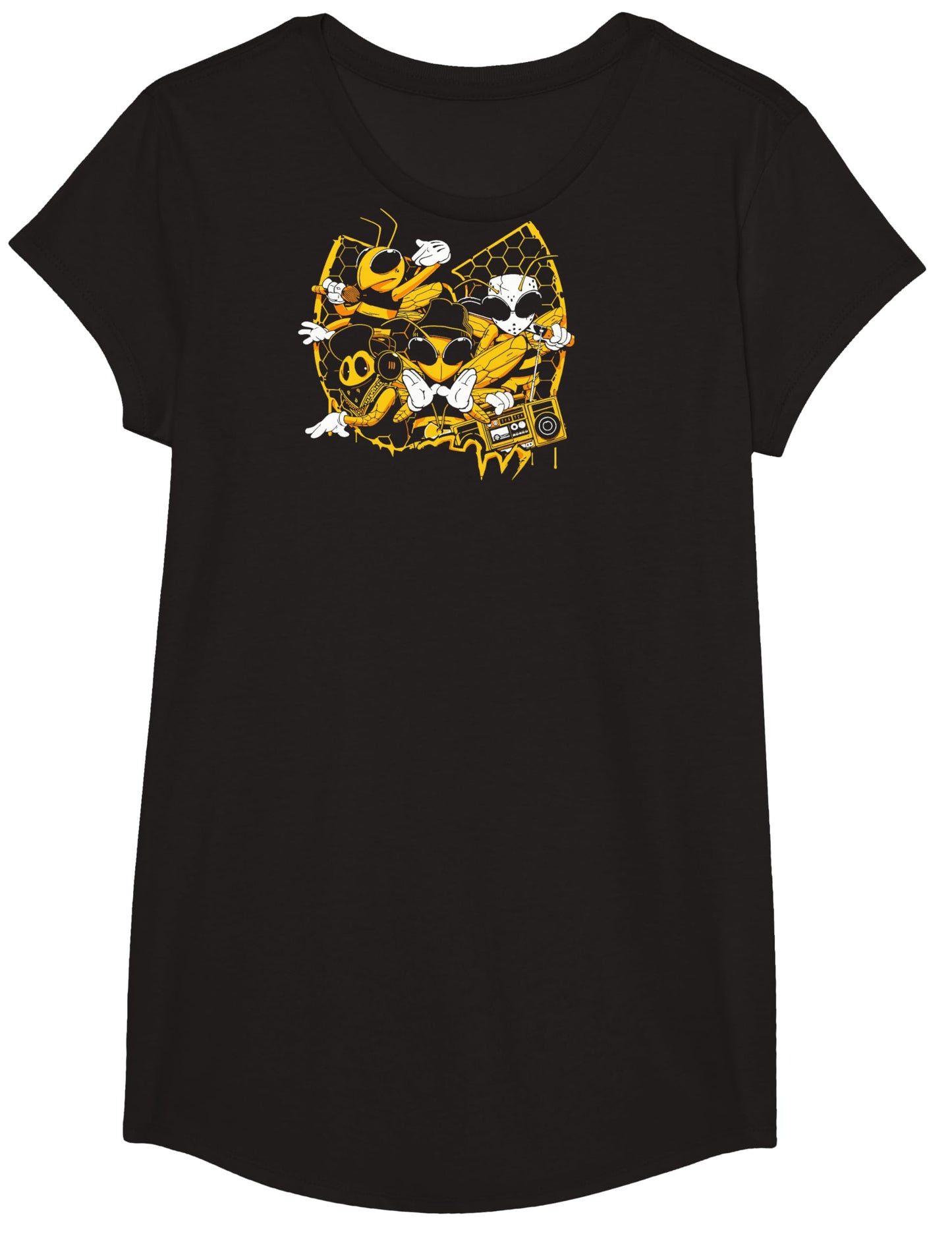 Bees Hip Hop Old School Rap Music T-Shirt - Fun Novelty Design Men Women - T-Shirt, Sweatshirt, Hoodie