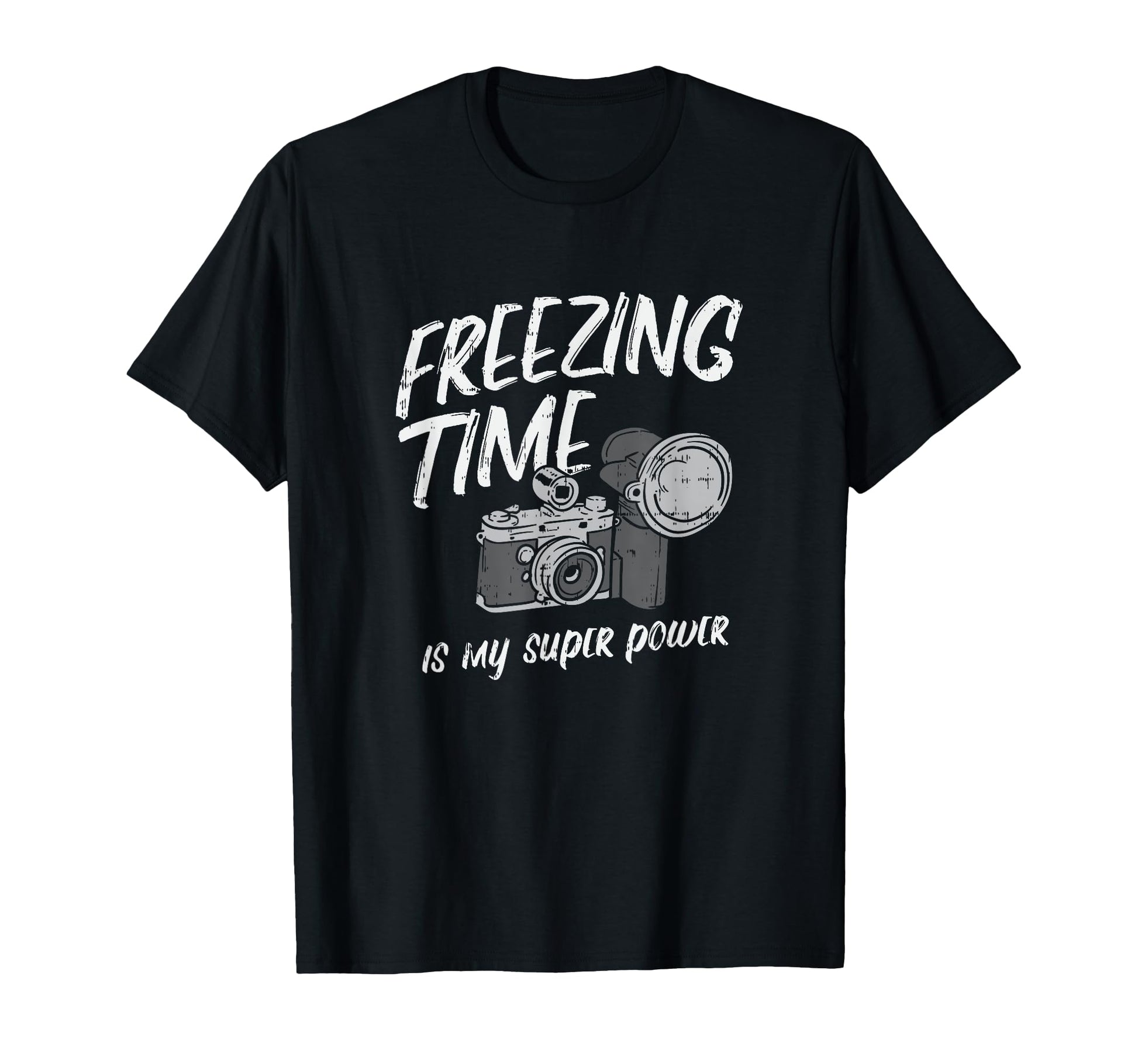 Photos Freezing Time Is My Super T-Shirt - Custom Art Print Men Women - T-Shirt, Sweatshirt, Hoodie
