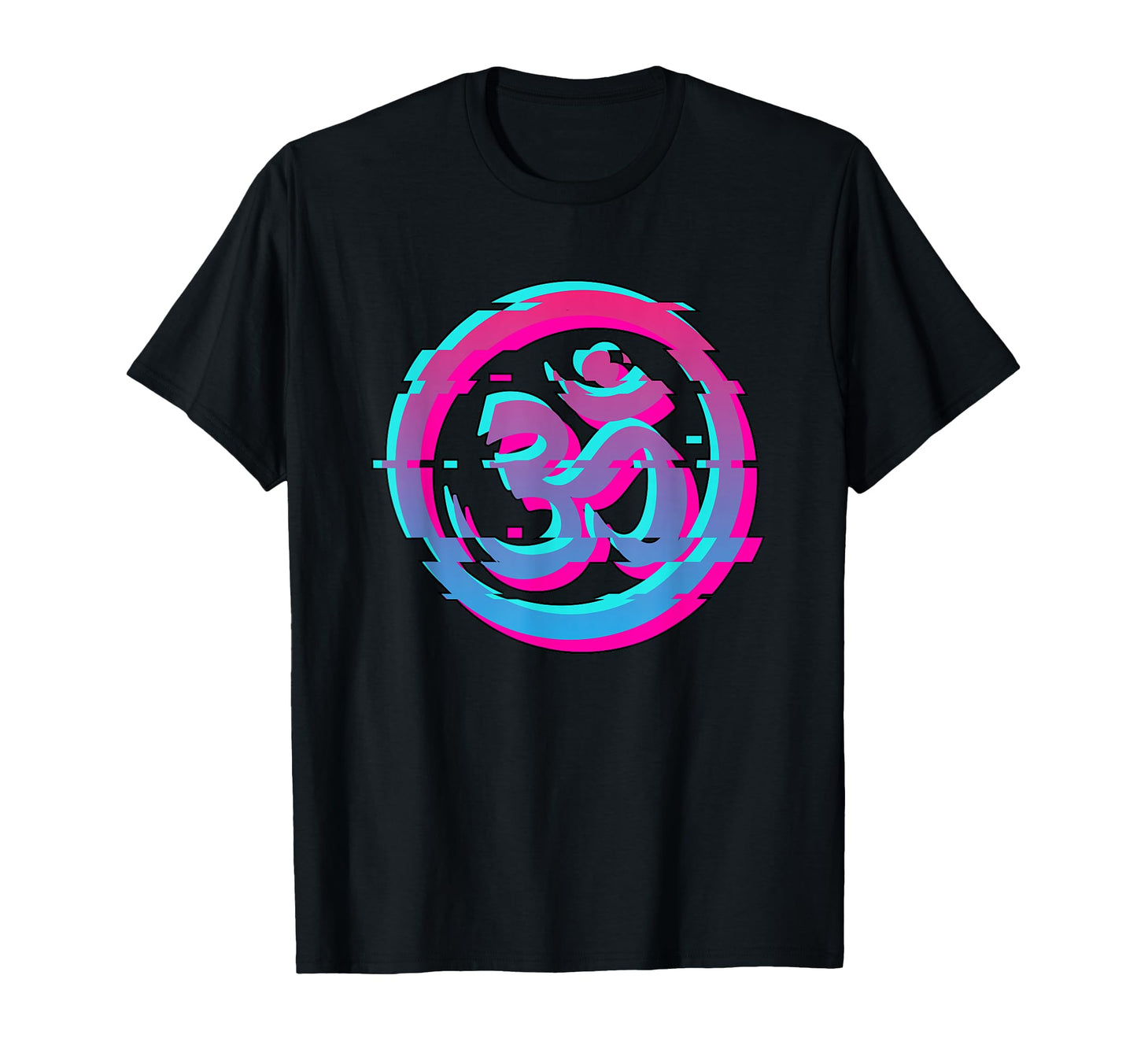 Om Yoga Ohm Vaporwave Aesthetic Art T-Shirt - Streetwear Style Unisex - T-Shirt, Sweatshirt, Hoodie