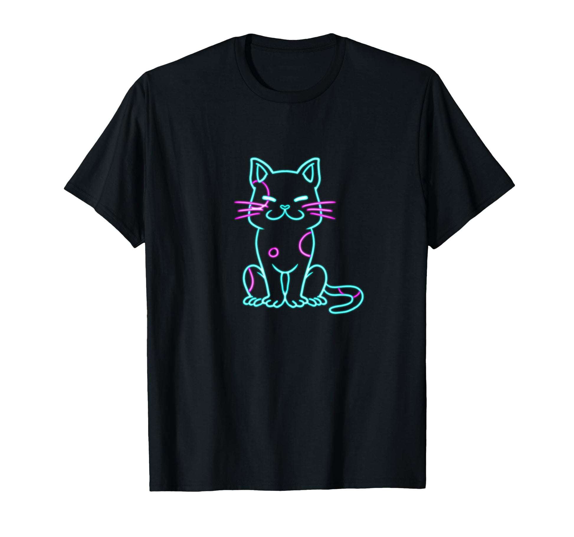 Kawaii Anime Cat Vaporwave 90S Indie T-Shirt - Novelty Apparel Men Women - T-Shirt, Sweatshirt, Hoodie