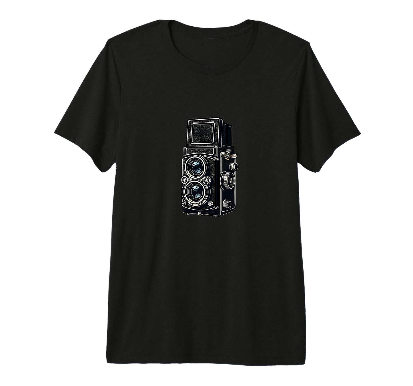 Tlr Camera Analog Photography T-Shirt - Custom Art Print for Adults - T-Shirt, Sweatshirt, Hoodie