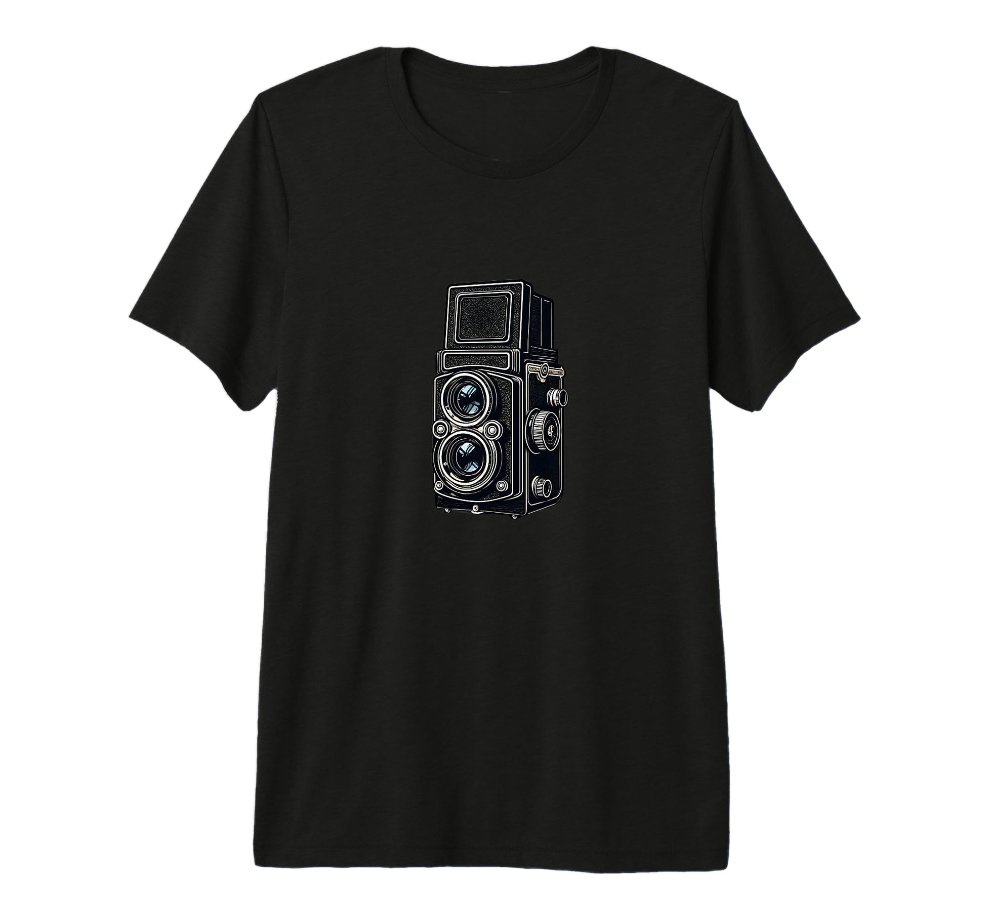Tlr Camera Analog Photography T-Shirt - Custom Art Print for Adults - T-Shirt, Sweatshirt, Hoodie