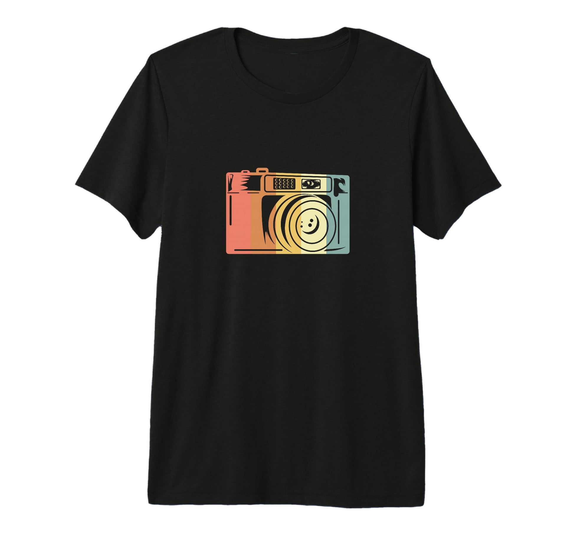 Camera Tri Blend T-Shirt - Custom Art Print for Adults - T-Shirt, Sweatshirt, Hoodie