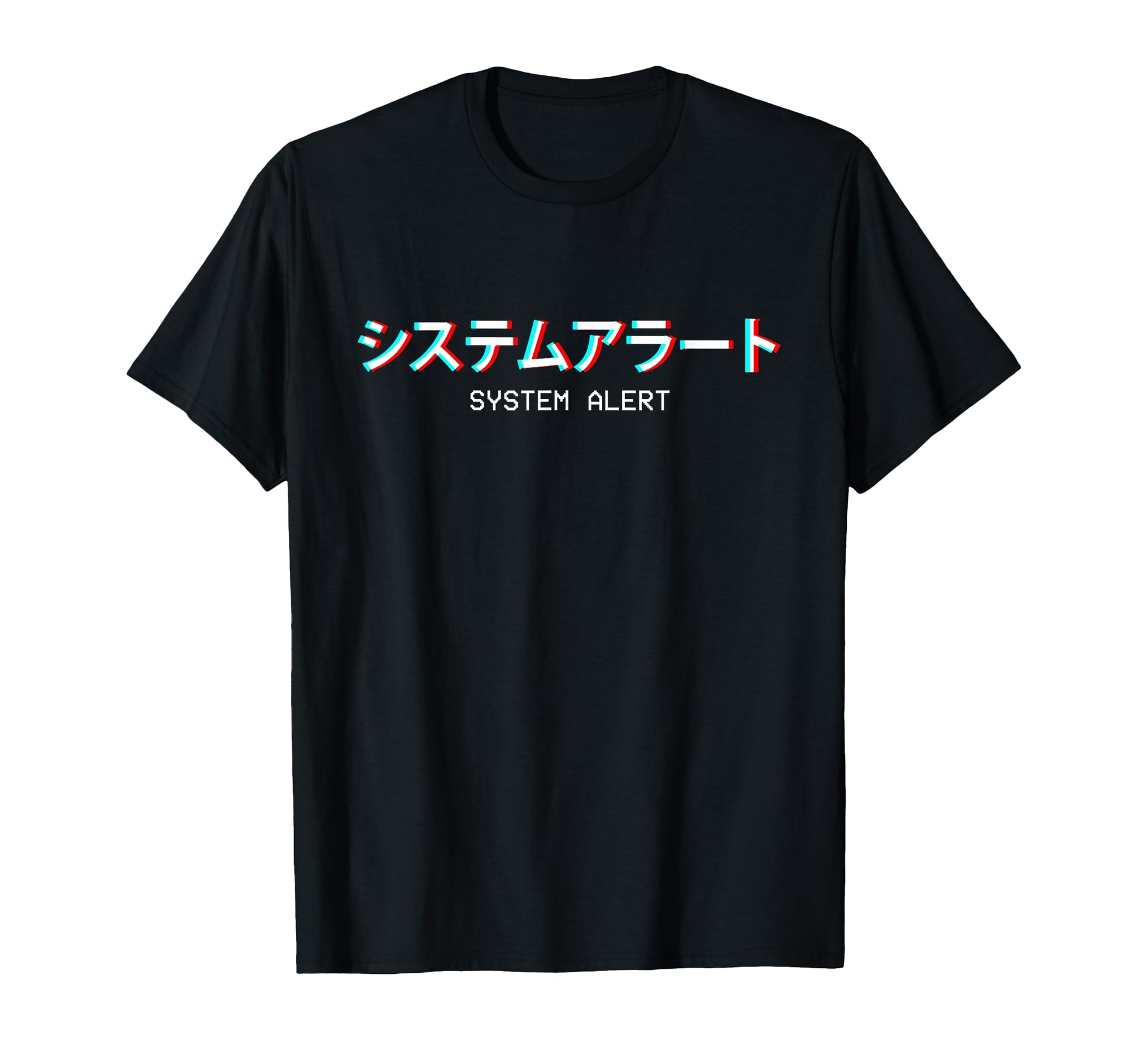System Alert Japanese Vaporwave T-Shirt - Graphic Print Men Women - T-Shirt, Sweatshirt, Hoodie