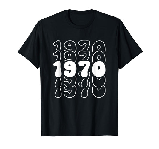 54 Year Old Groovy 54Th Birthday Boho T-Shirt - Custom Art Print Unisex - T-Shirt, Sweatshirt, Hoodie