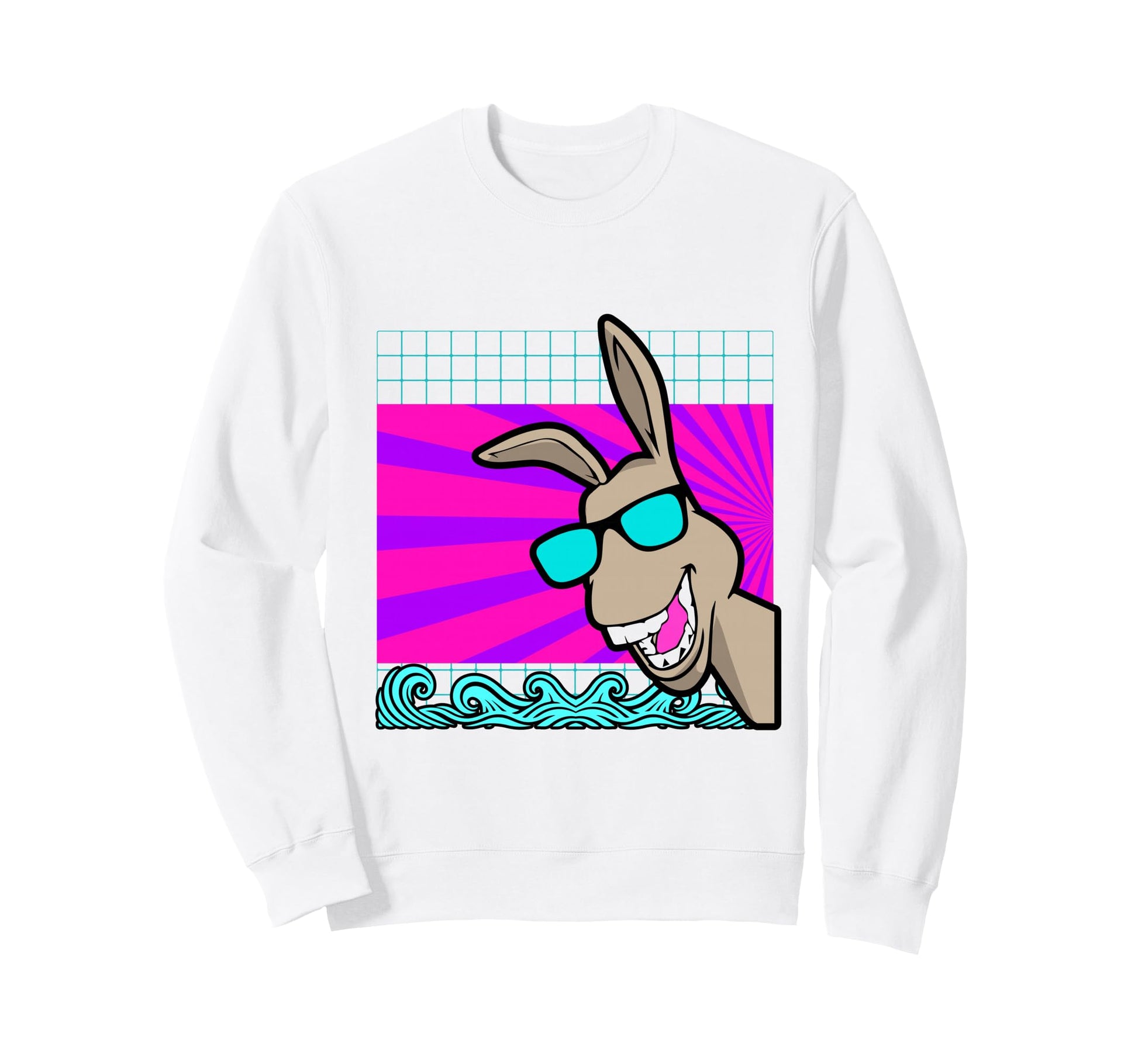 Aesthetic Vaporwave Outfits Donkey Sweatshirt - Unique Graphic Unisex - T-Shirt, Sweatshirt, Hoodie
