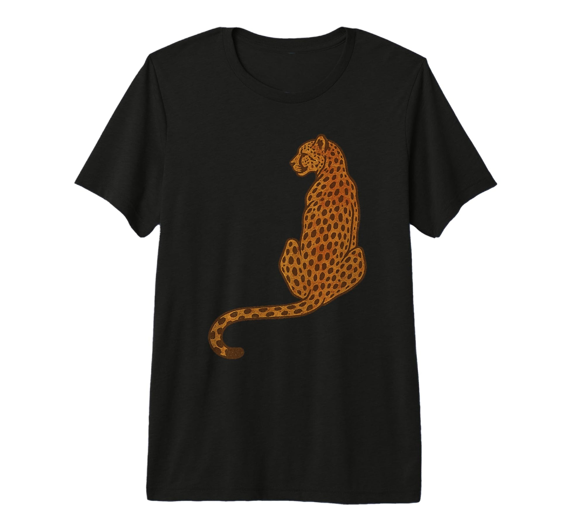 Leopard Grunge 90S Cheetah Pattern Tri T-Shirt - Novelty Apparel Unisex - T-Shirt, Sweatshirt, Hoodie