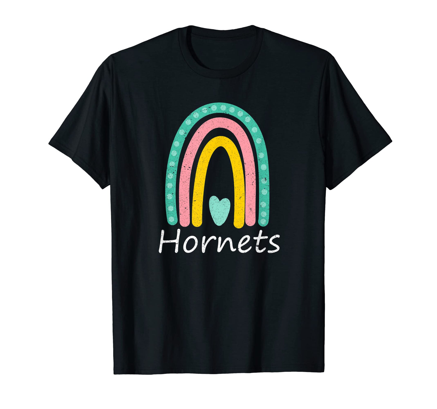 Colorful Hornets Rainbow T-Shirt - Graphic Print Men Women - T-Shirt, Sweatshirt, Hoodie