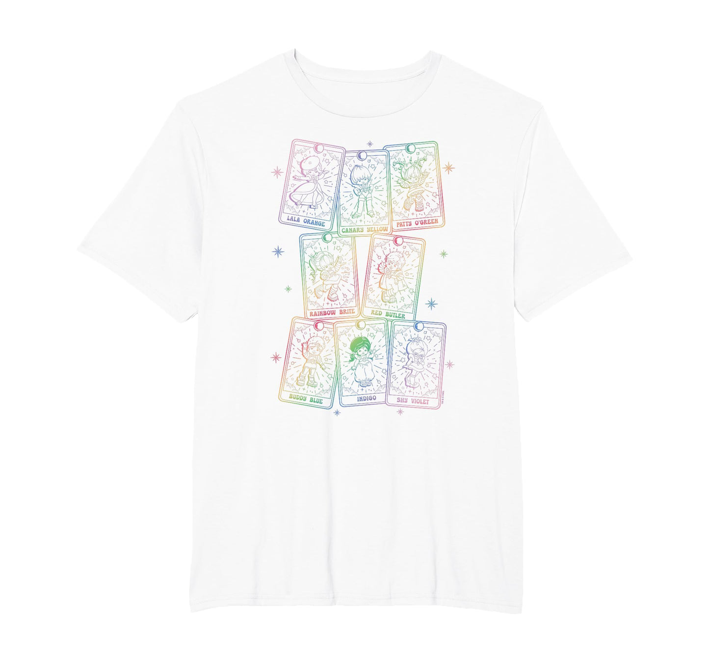 Rainbow Brite Colorful Friends T-Shirt - Casual Everyday Wear Men Women - T-Shirt, Sweatshirt, Hoodie