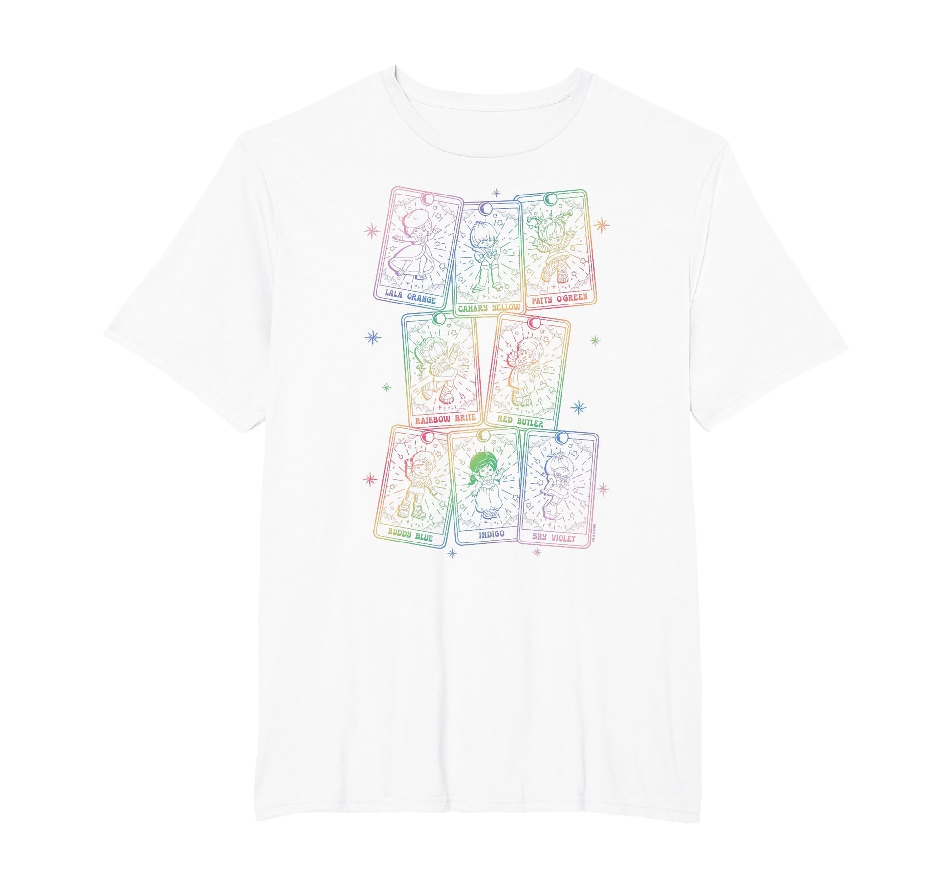 Rainbow Brite Colorful Friends T-Shirt - Casual Everyday Wear Men Women - T-Shirt, Sweatshirt, Hoodie