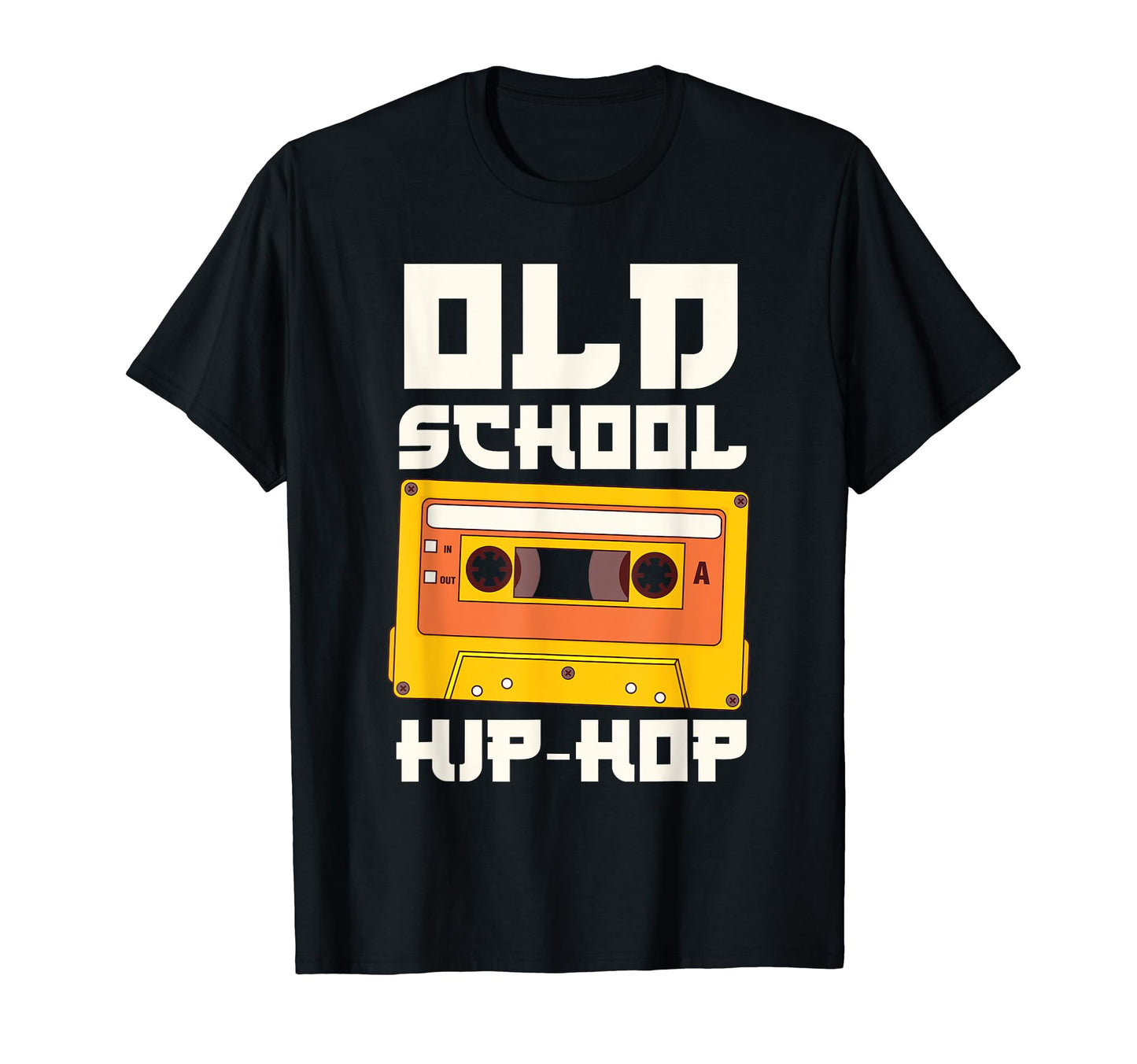Old School Hip Hop 80S 90S Cassette Funny T-Shirt - Graphic Print Unisex - T-Shirt, Sweatshirt, Hoodie