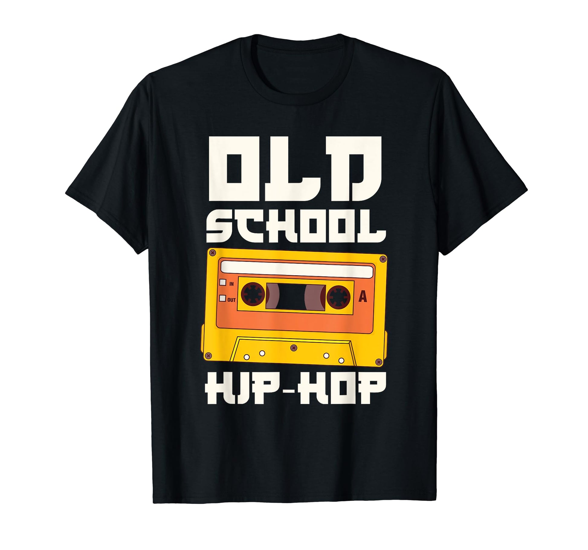 Old School Hip Hop 80S 90S Cassette Funny T-Shirt - Graphic Print Unisex - T-Shirt, Sweatshirt, Hoodie