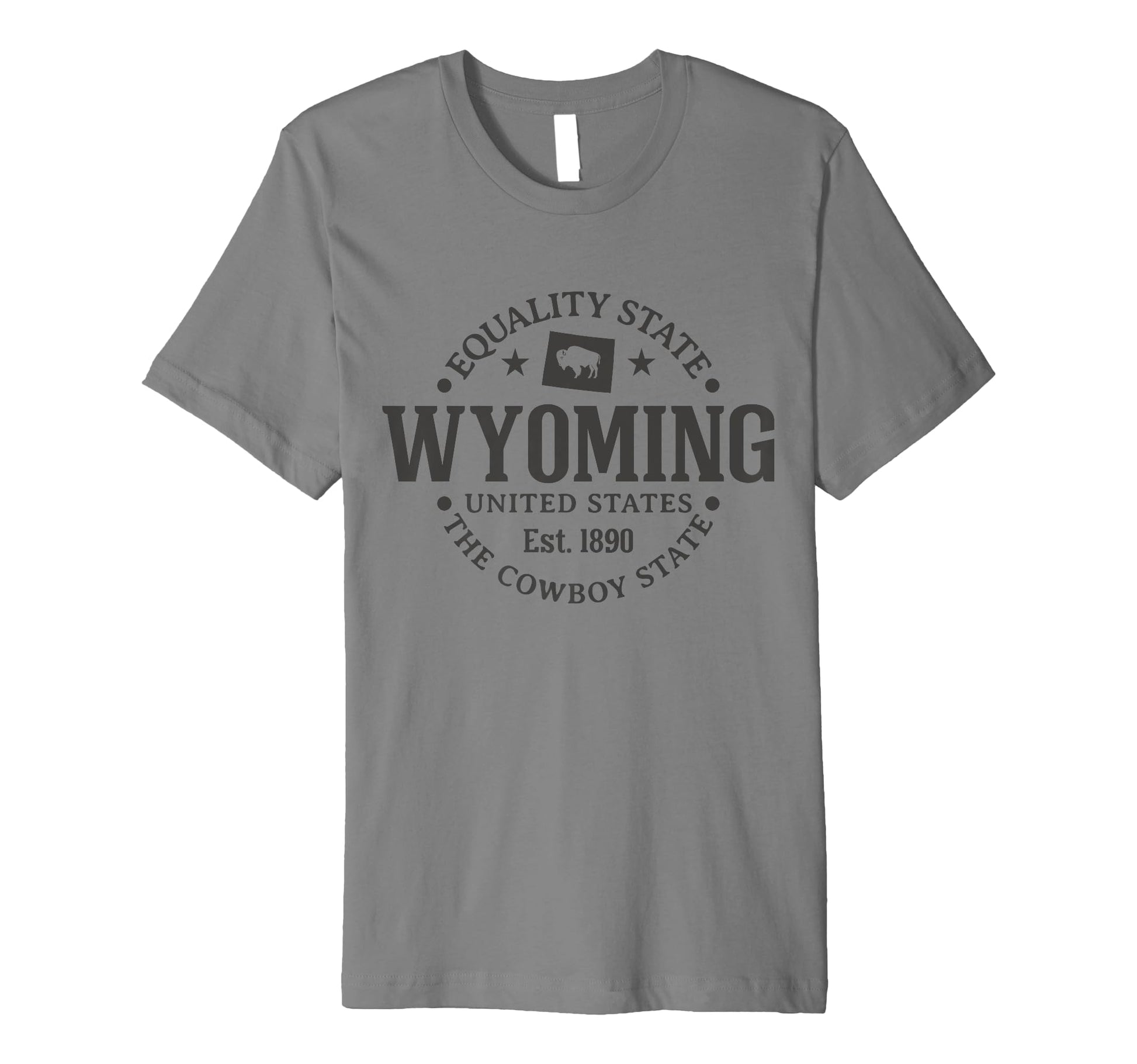 Wyoming Equality State Est 1890 Cowboy T-Shirt - Minimalist Print Unisex - T-Shirt, Sweatshirt, Hoodie