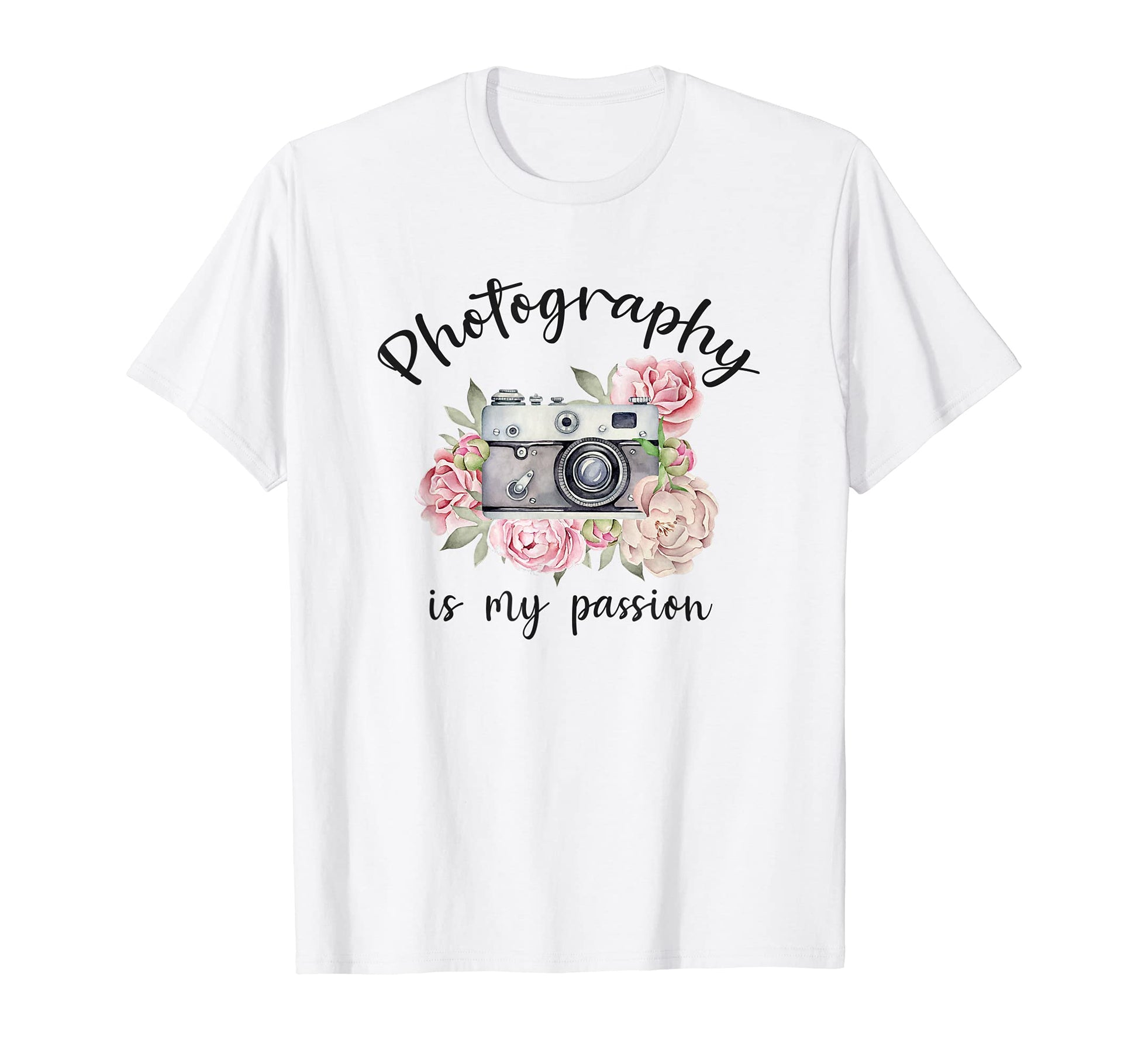 Photography Is My Passion 35Mm Camera T-Shirt - Minimalist Print Unisex - T-Shirt, Sweatshirt, Hoodie