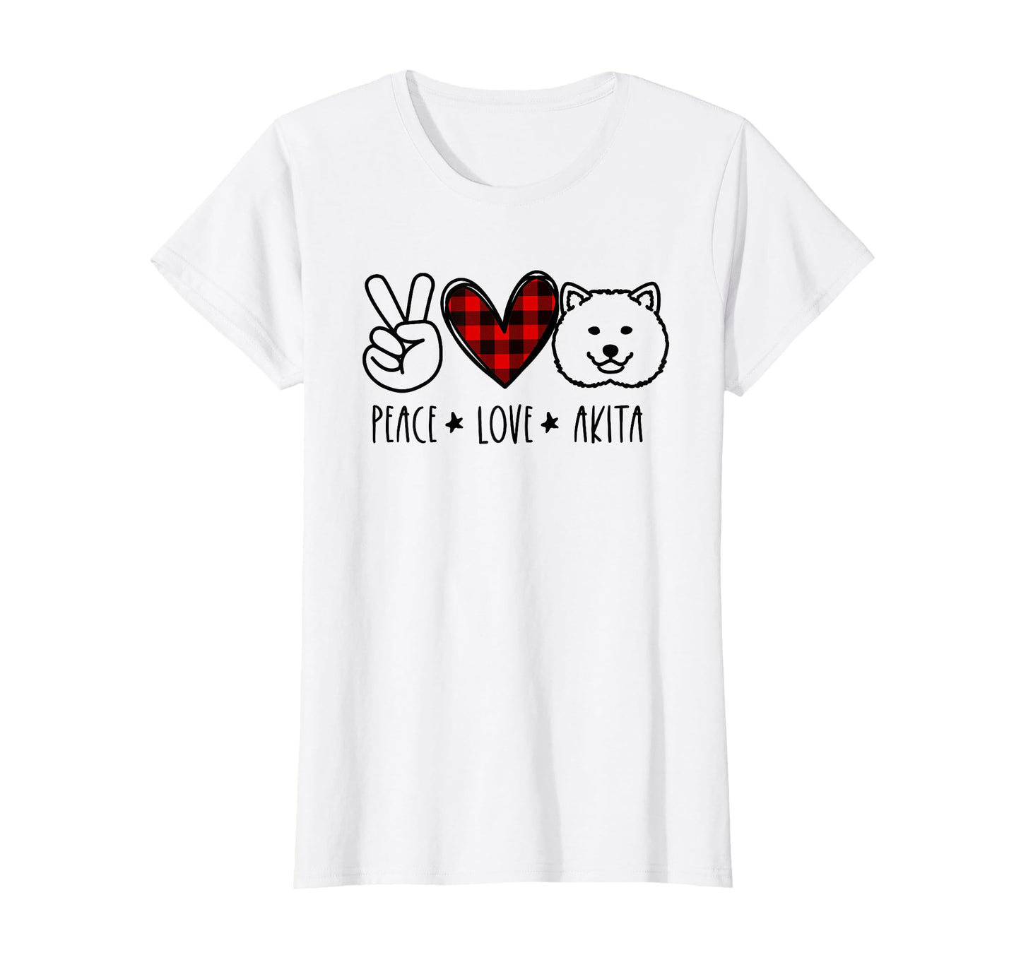Peace Love Akita Dog Mom T-Shirt - Aesthetic Graphic Unisex - T-Shirt, Sweatshirt, Hoodie