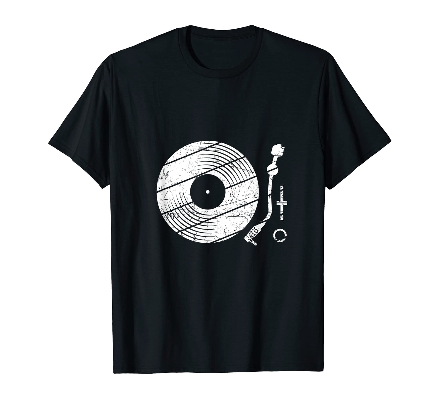 Vinly Record Player Record 80S 90S T-Shirt - Minimalist Print for Adults - T-Shirt, Sweatshirt, Hoodie