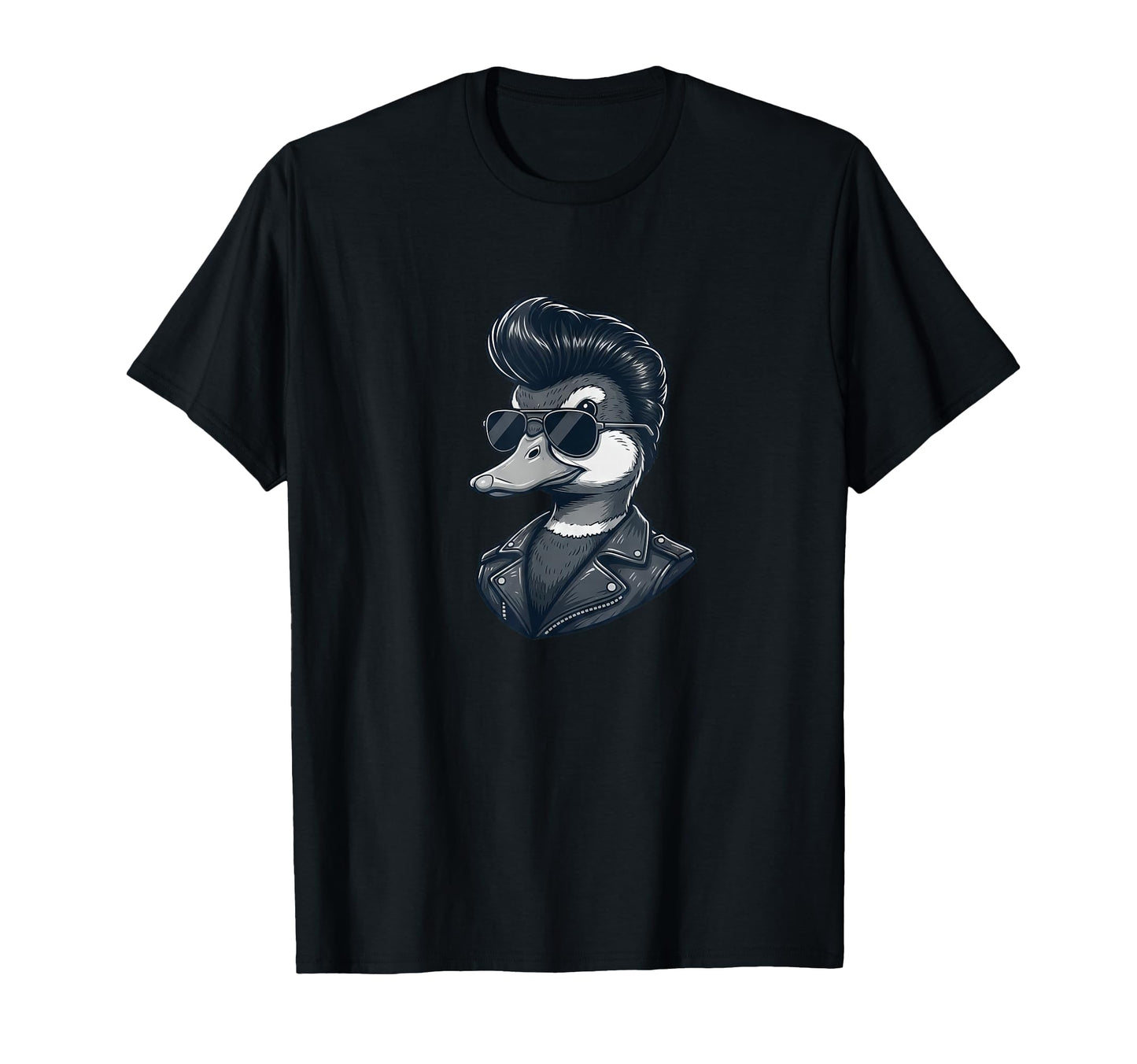 Duck Sunglasses Rockabilly Vibe T-Shirt - Trendy Graphic Unisex - T-Shirt, Sweatshirt, Hoodie