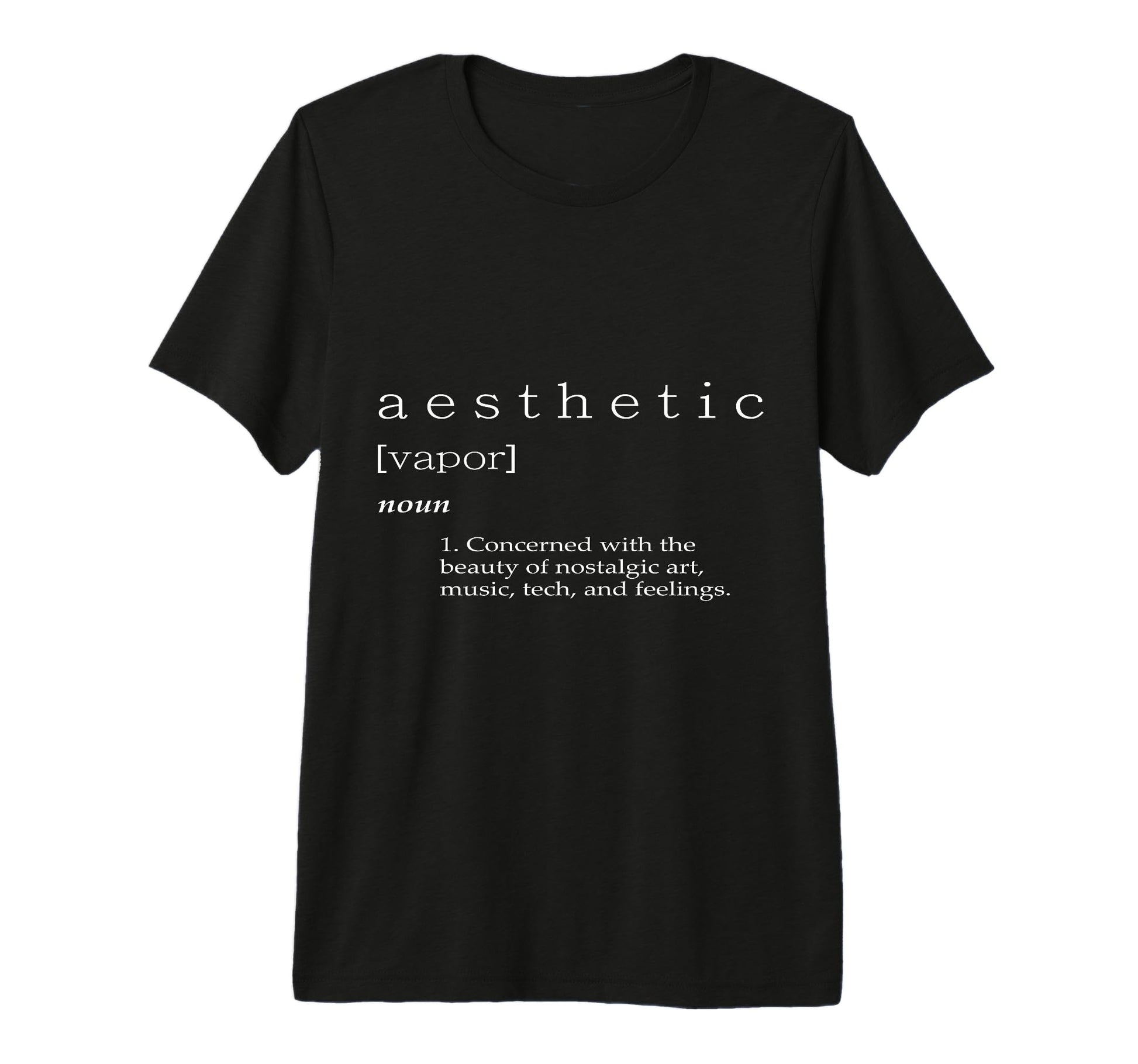 Aesthetic Definition Vaporwave Decor T-Shirt - Streetwear Style for Adults - T-Shirt, Sweatshirt, Hoodie