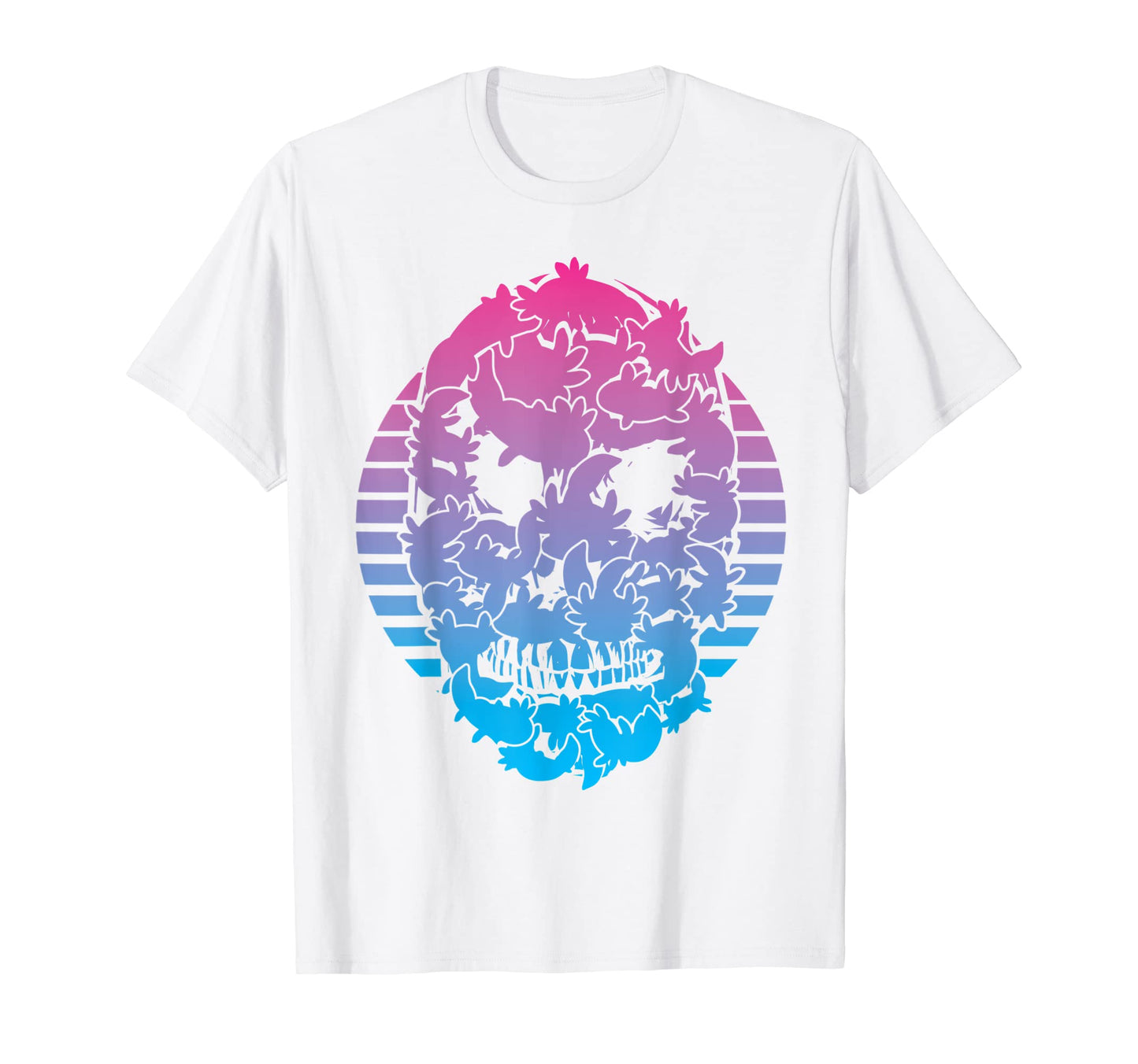 Axolotl Vaporwave Aesthetic T-Shirt - Aesthetic Graphic Unisex - T-Shirt, Sweatshirt, Hoodie