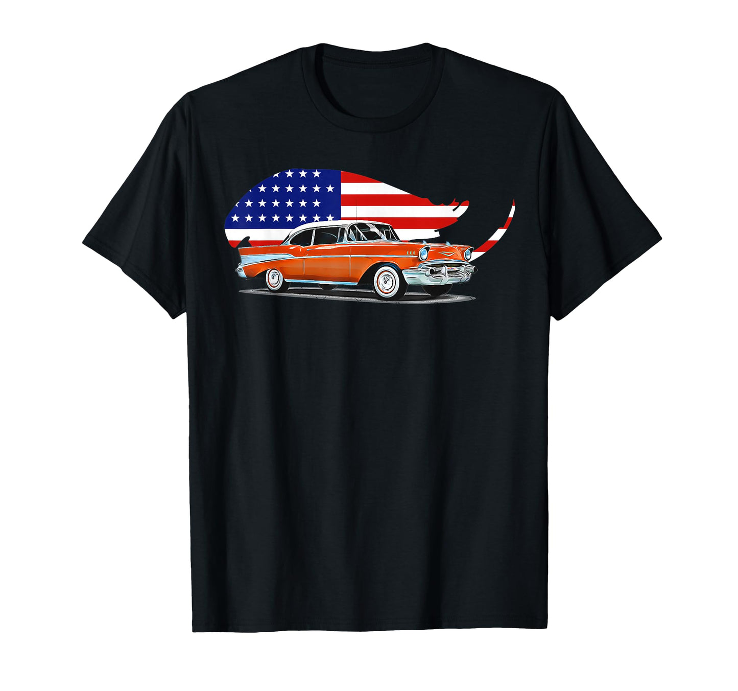1956 56 55 57 Bel Air Silhouette Old T-Shirt - Streetwear Style for Adults - T-Shirt, Sweatshirt, Hoodie