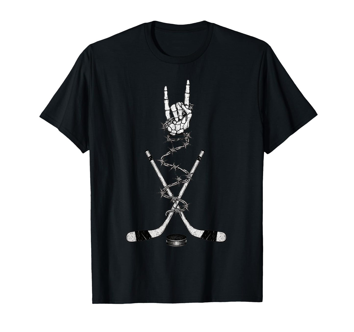 Hockey Player Coach Team 90S Alt T-Shirt - Casual Everyday Wear for Adults - T-Shirt, Sweatshirt, Hoodie