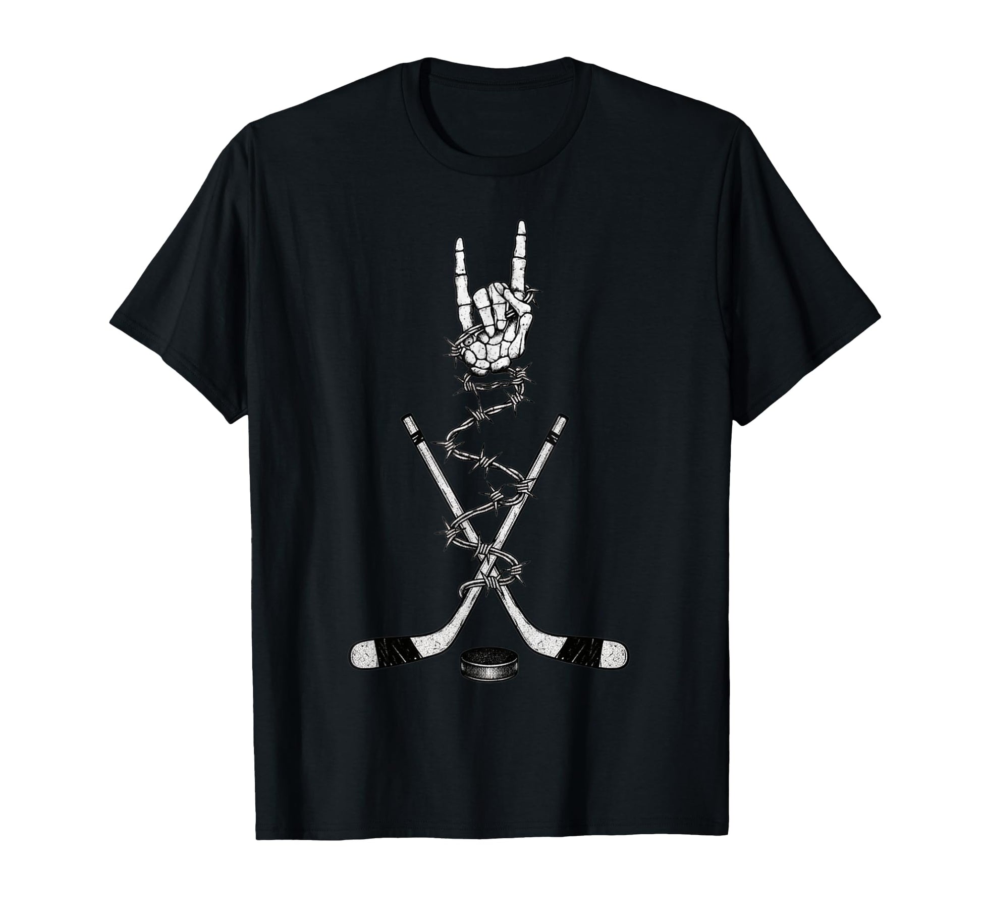 Hockey Player Coach Team 90S Alt T-Shirt - Casual Everyday Wear for Adults - T-Shirt, Sweatshirt, Hoodie