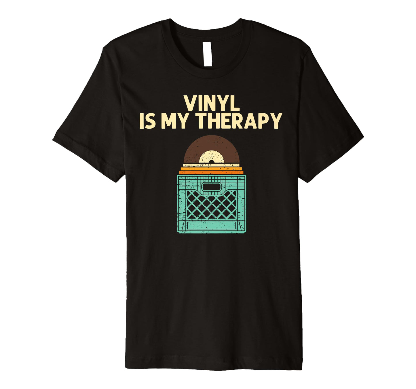 Vinyl Dj Vinyl Record Lovers Music Player T-Shirt - Minimalist Print Unisex - T-Shirt, Sweatshirt, Hoodie