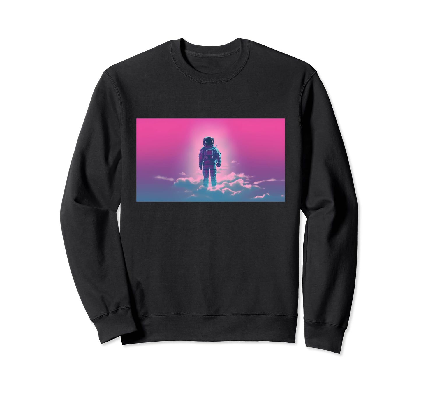 Astronaut Astronomy Art Space Sweatshirt - Casual Everyday Wear Unisex - T-Shirt, Sweatshirt, Hoodie