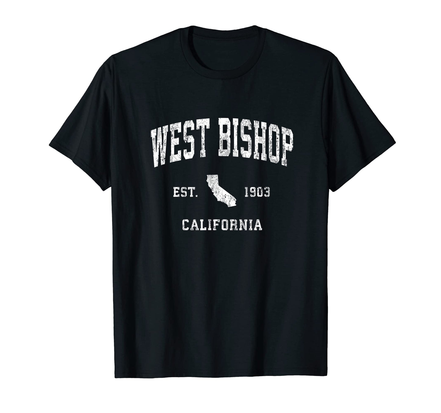 West Bishop California Ca Athletic T-Shirt - Novelty Apparel Men Women - T-Shirt, Sweatshirt, Hoodie