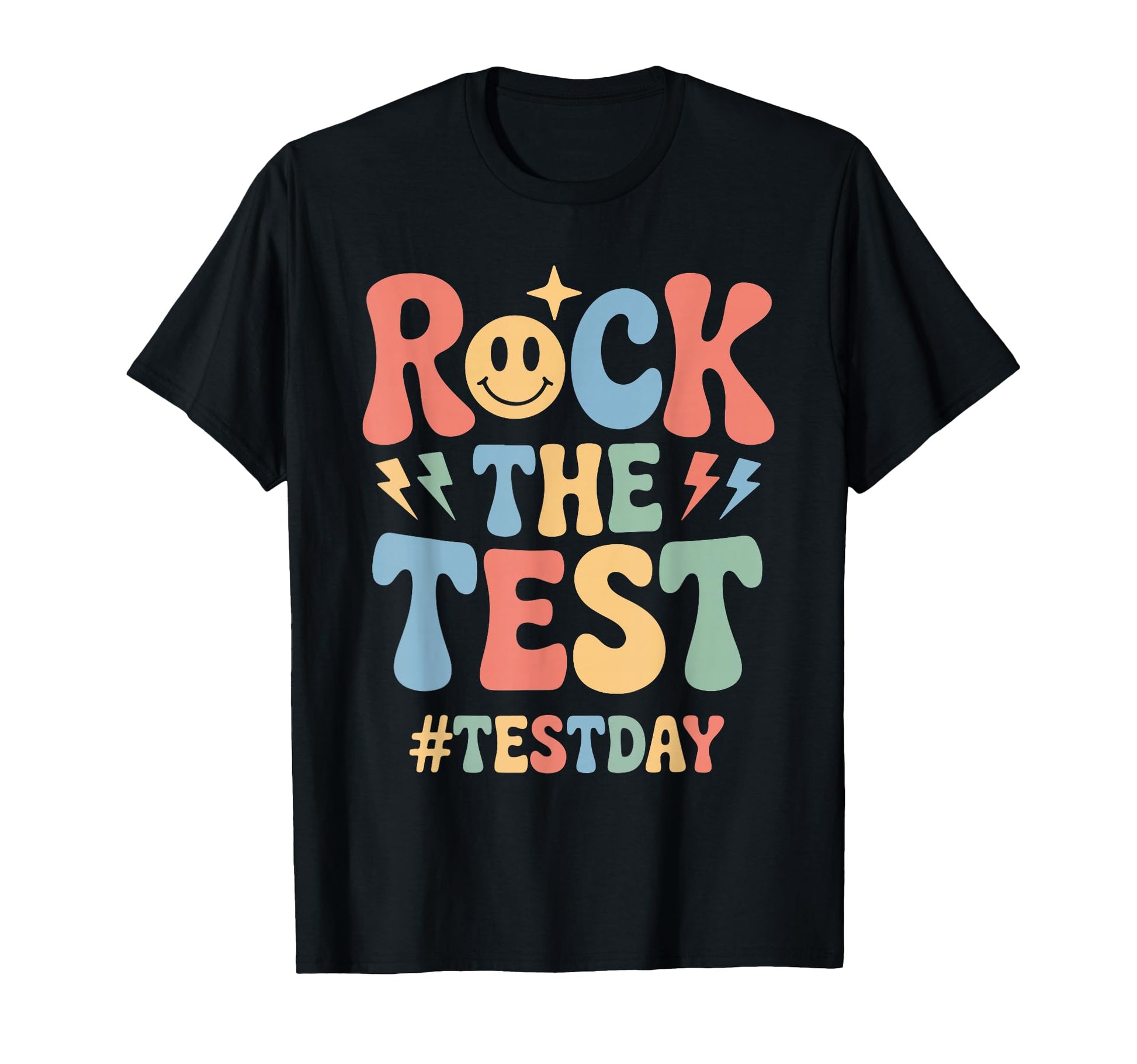 Rock Test Testing Day Motivational T-Shirt - Trendy Graphic Men Women - T-Shirt, Sweatshirt, Hoodie