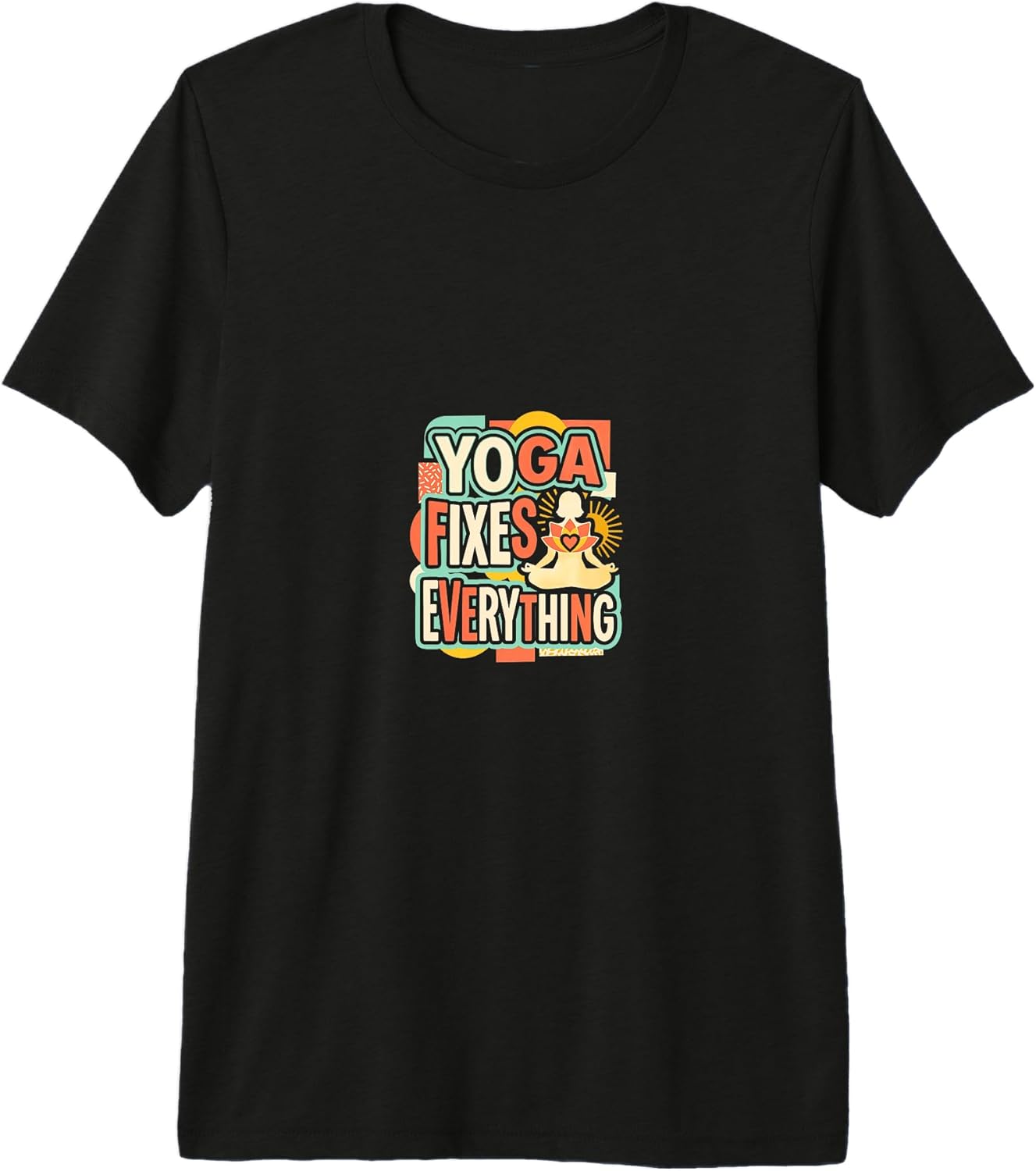 Yoga Fix Mom Vintage - Adult & Kids T-Shirts, Sweatshirts & Hoodies apparel design preview 1