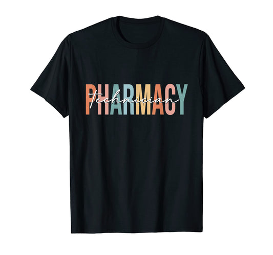 Boho Pharmacy Technician Stethoscope T-Shirt - Custom Art Print Unisex - T-Shirt, Sweatshirt, Hoodie