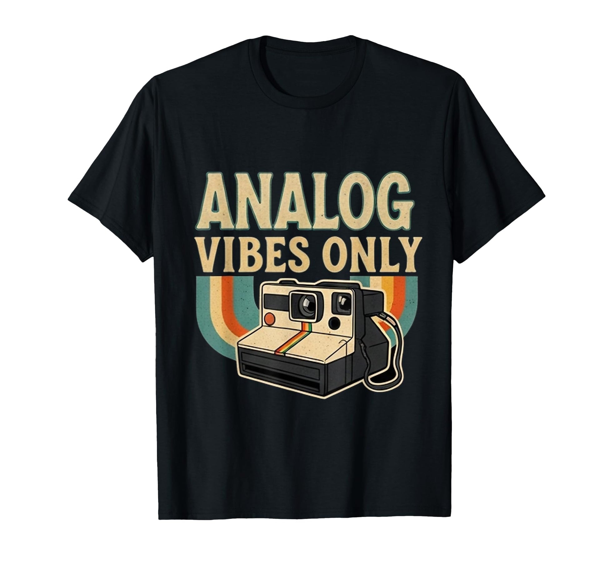 Analog Vibes Camera Photography T-Shirt - Casual Everyday Wear for Adults - T-Shirt, Sweatshirt, Hoodie