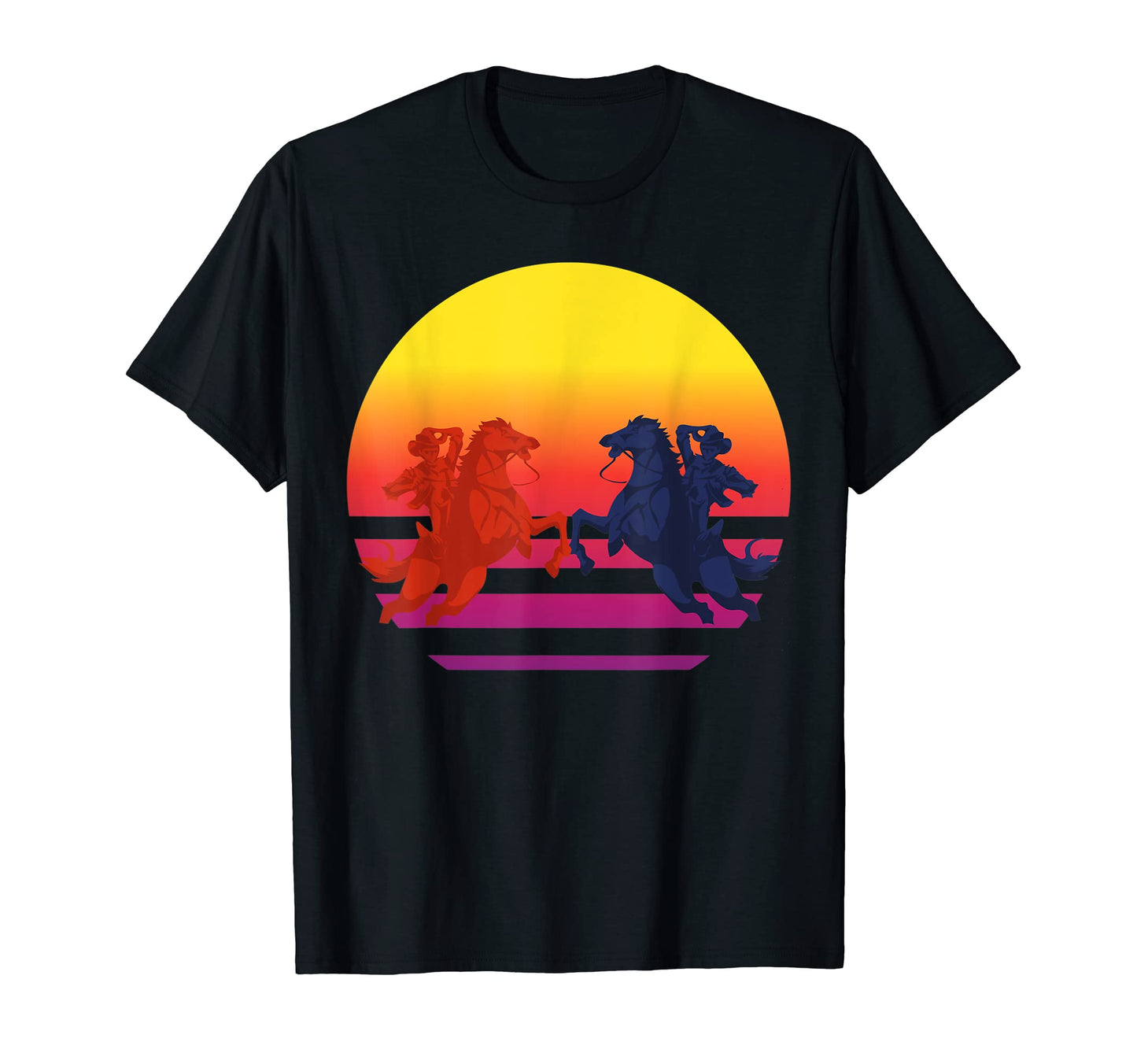 Horseback Riding Western Equestrian T-Shirt - Streetwear Style Men Women - T-Shirt, Sweatshirt, Hoodie