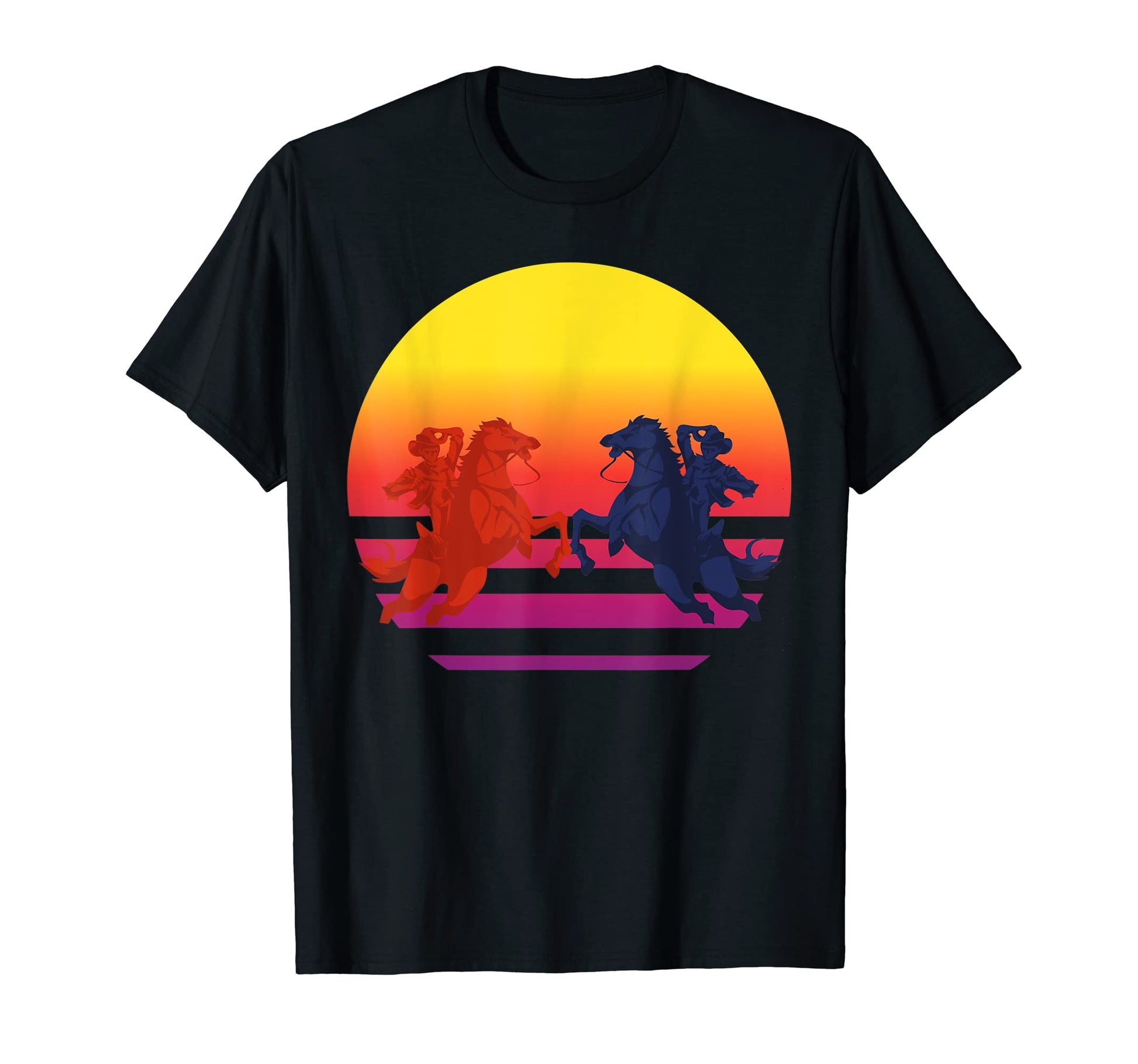 Horseback Riding Western Equestrian T-Shirt - Streetwear Style Men Women - T-Shirt, Sweatshirt, Hoodie