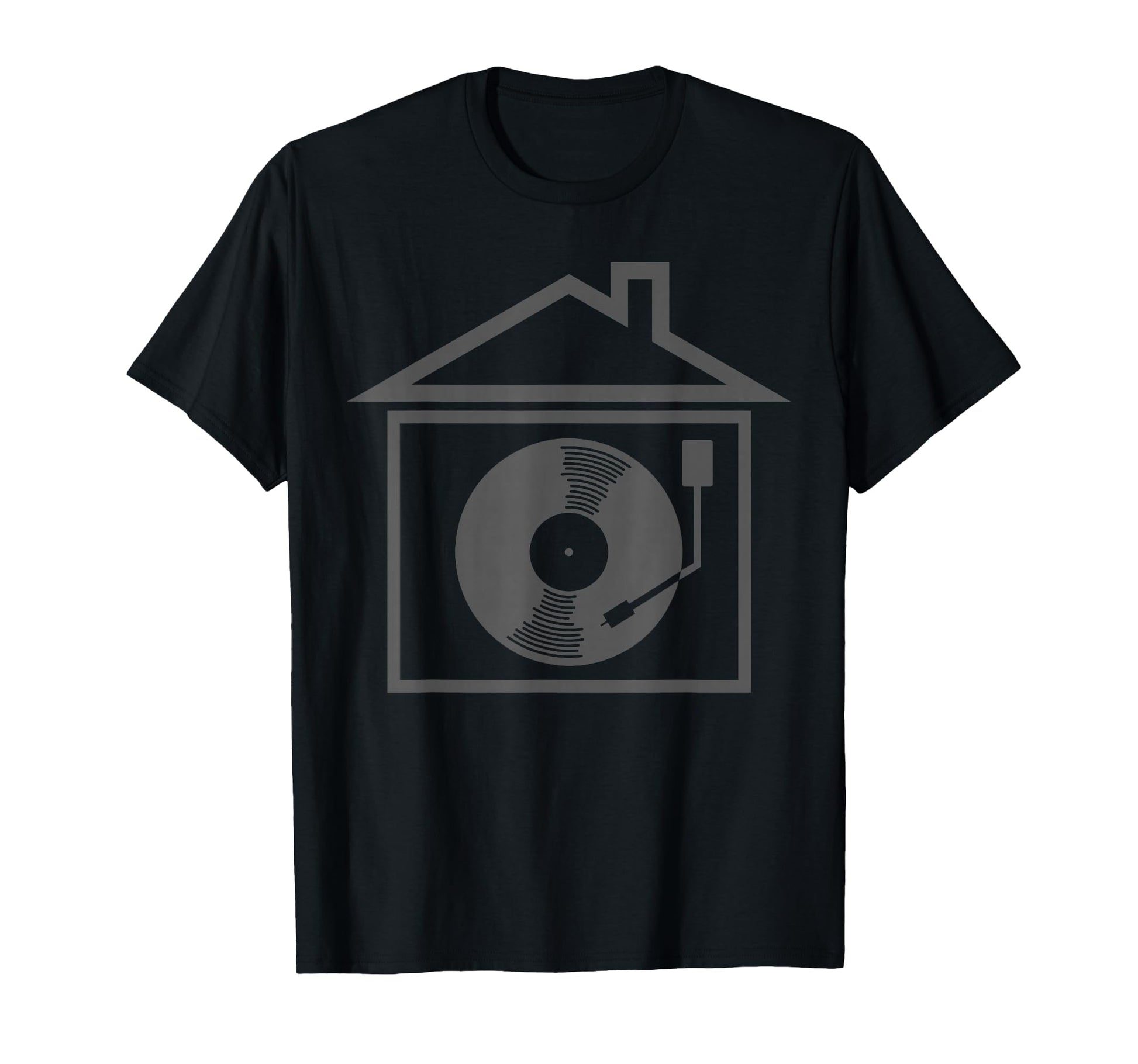 House Music Old School Vinyl Record T-Shirt - Custom Art Print for Adults - T-Shirt, Sweatshirt, Hoodie