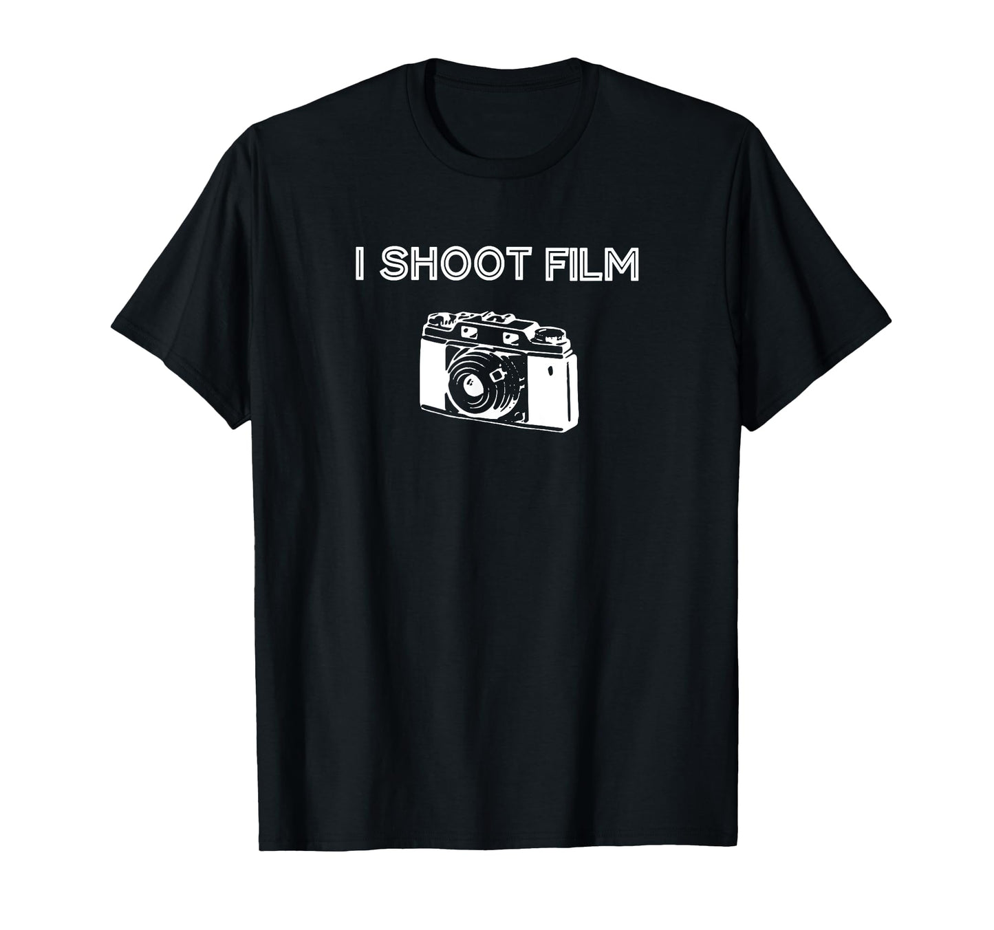 I Shoot Film 35Mm Camera T-Shirt - Fun Novelty Design for Adults - T-Shirt, Sweatshirt, Hoodie